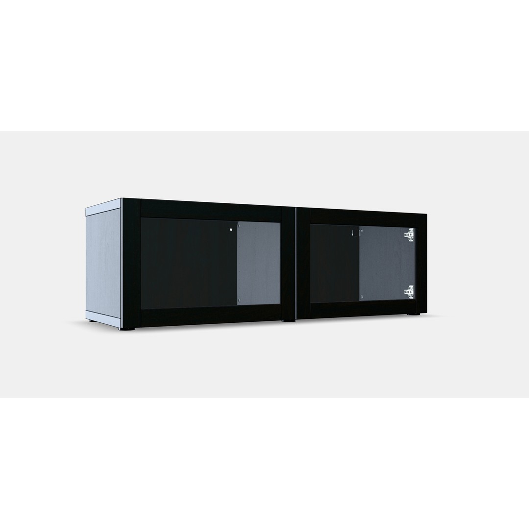 BESTA Shelf Unit 3D Model – Glass Door Design, PBR Textures, FBX - View 11