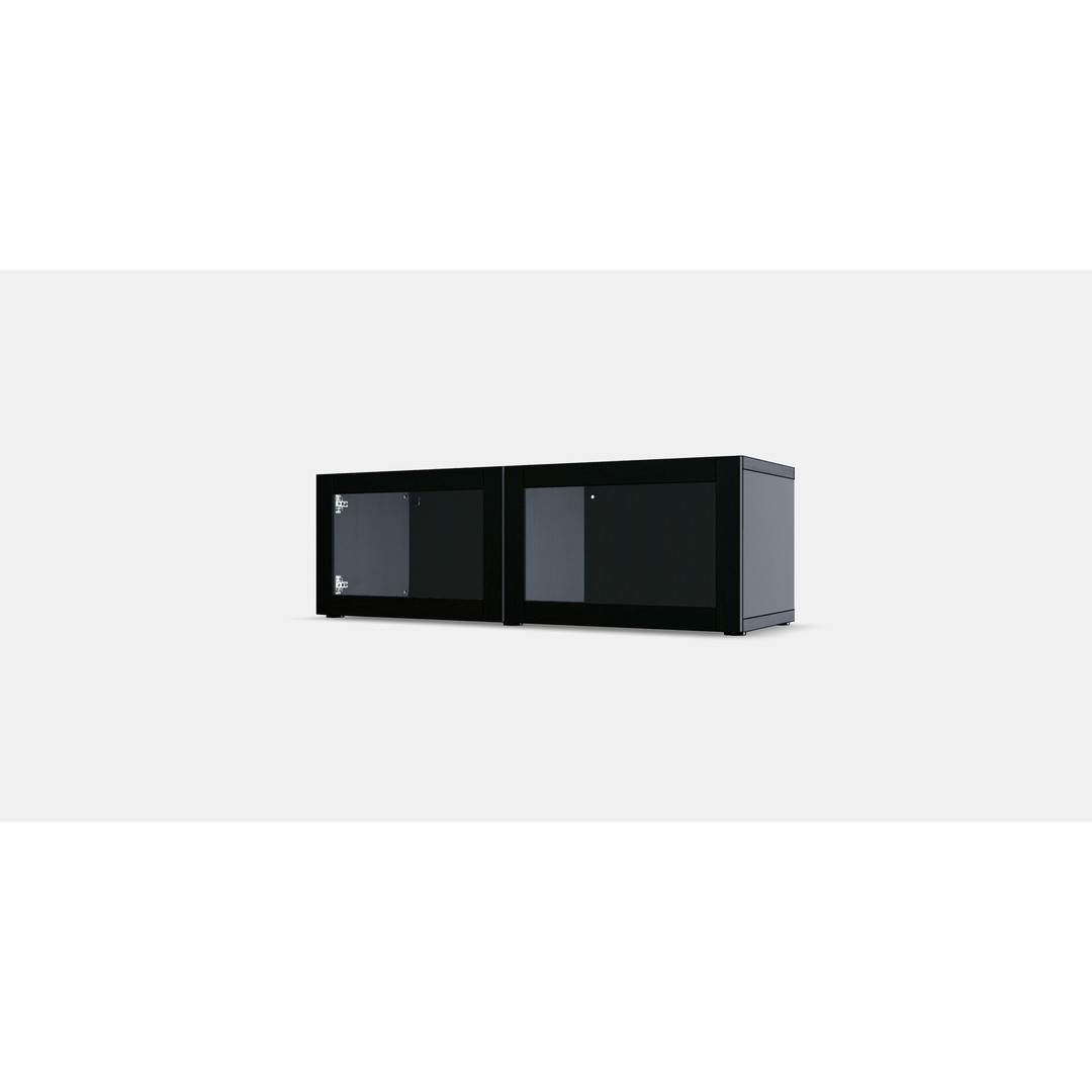 BESTA Shelf Unit 3D Model – Glass Door Design, PBR Textures, FBX - View 13