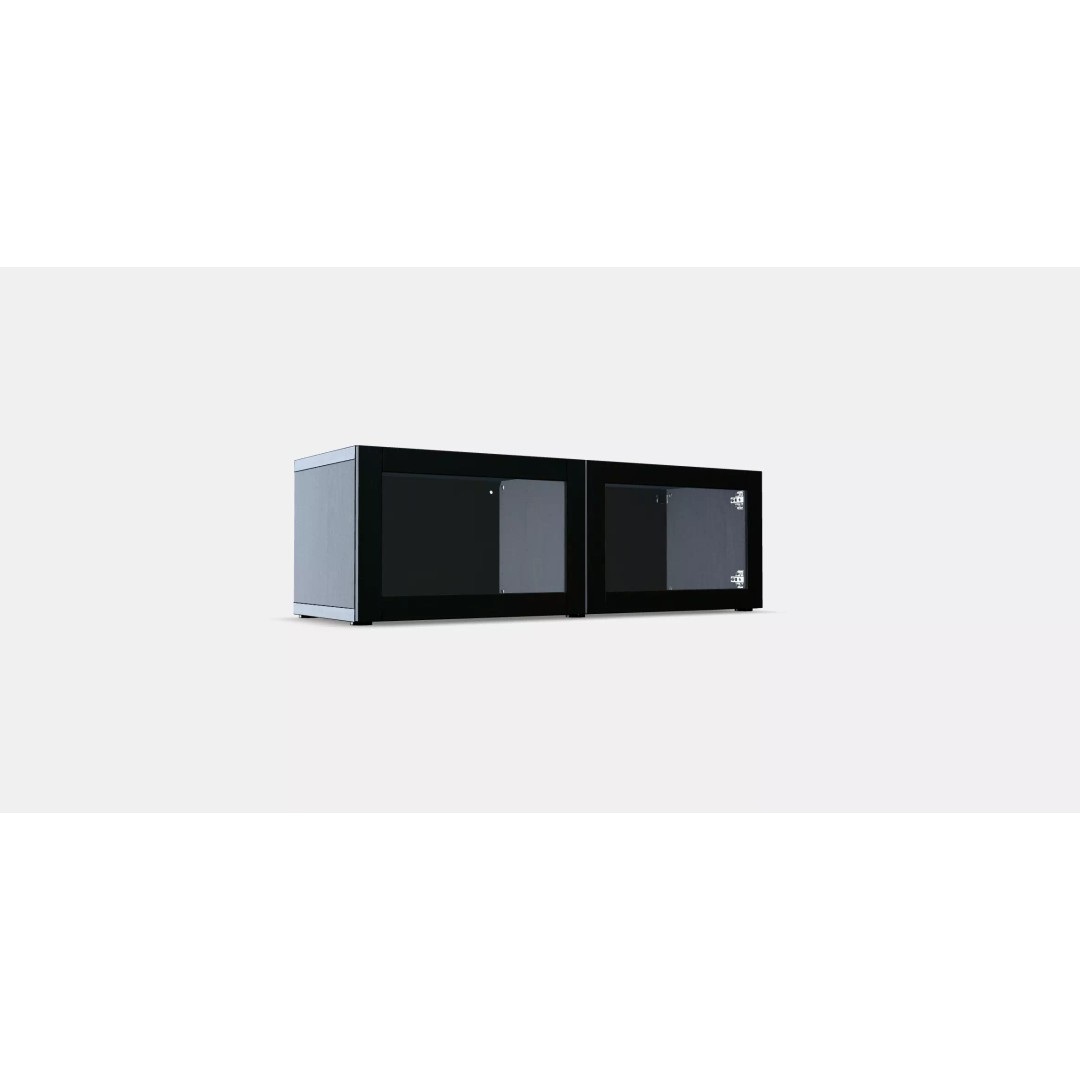 BESTA Shelf Unit 3D Model – Glass Door Design, PBR Textures, FBX - View 2