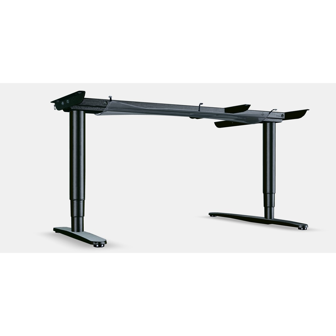 BEKANT Corner Desk 3D Model – Ergonomic Sit-Stand Design, FBX - View 3