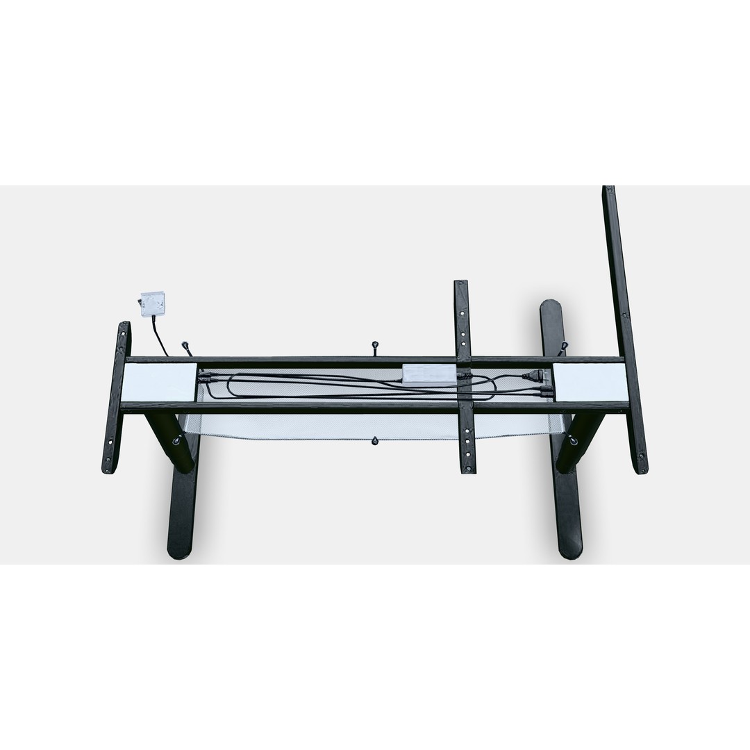 BEKANT Corner Desk 3D Model – Ergonomic Sit-Stand Design, FBX - View 4