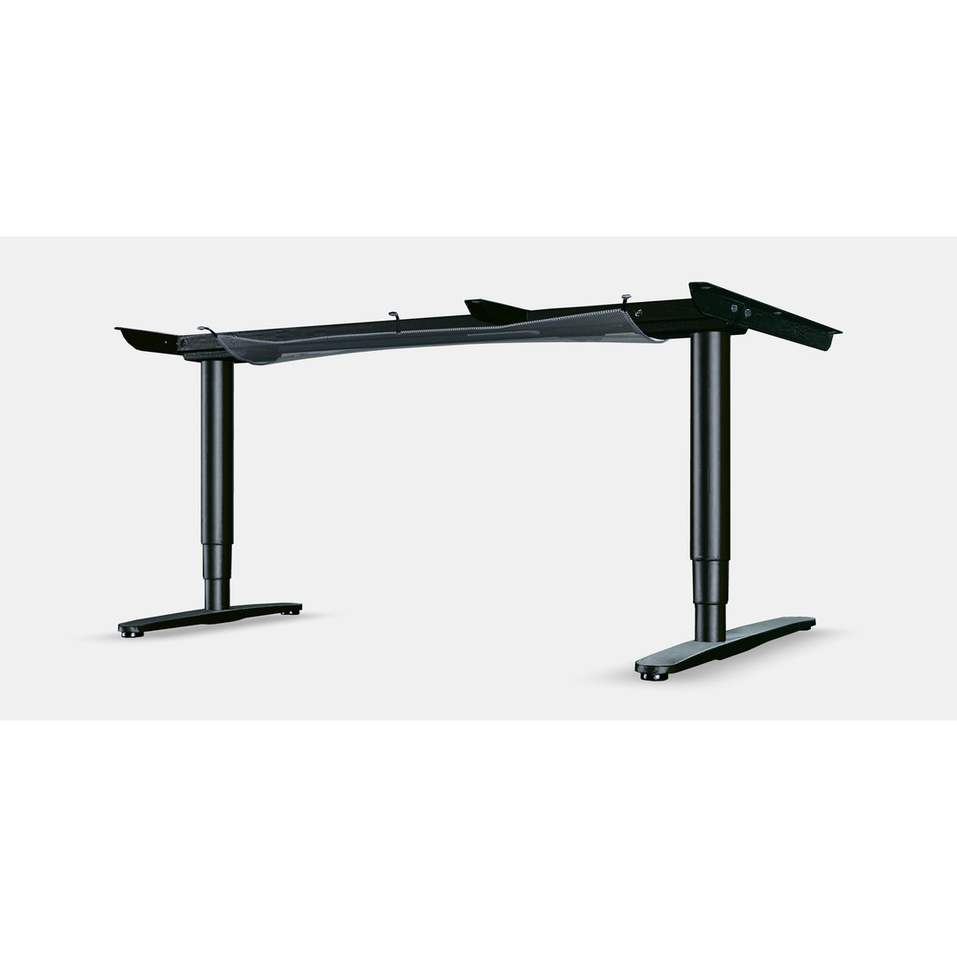 BEKANT Corner Desk 3D Model – Ergonomic Sit-Stand Design, FBX - View 7