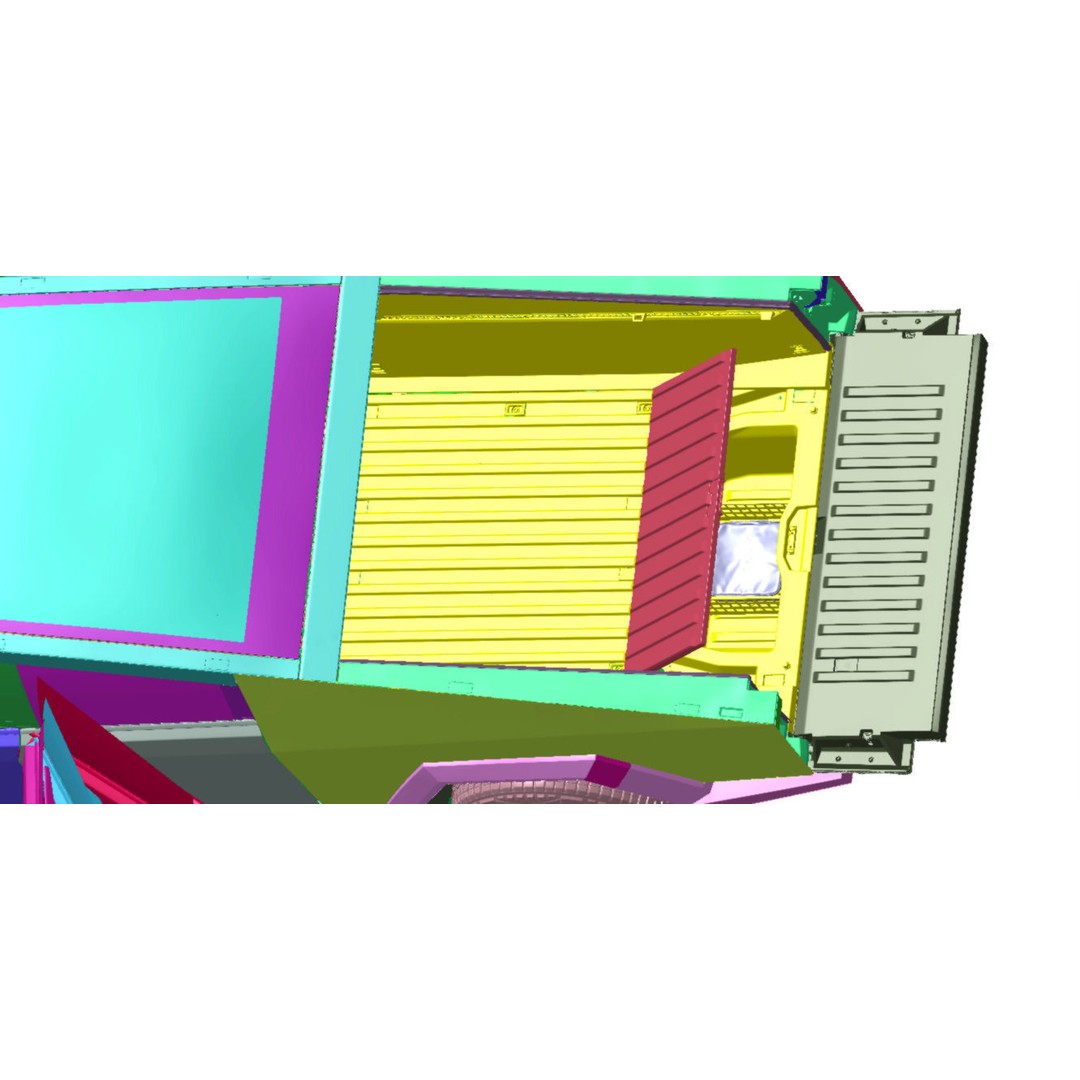 Tesla Cybertruck 3D Model – High Detail Scan Data, STL Format - View 10