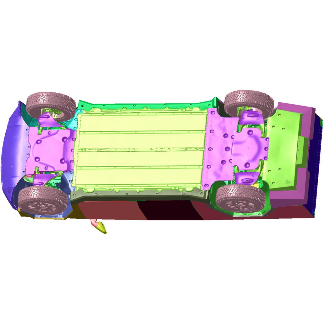 Tesla Cybertruck 3D Model – High Detail Scan Data, STL Format - View 11