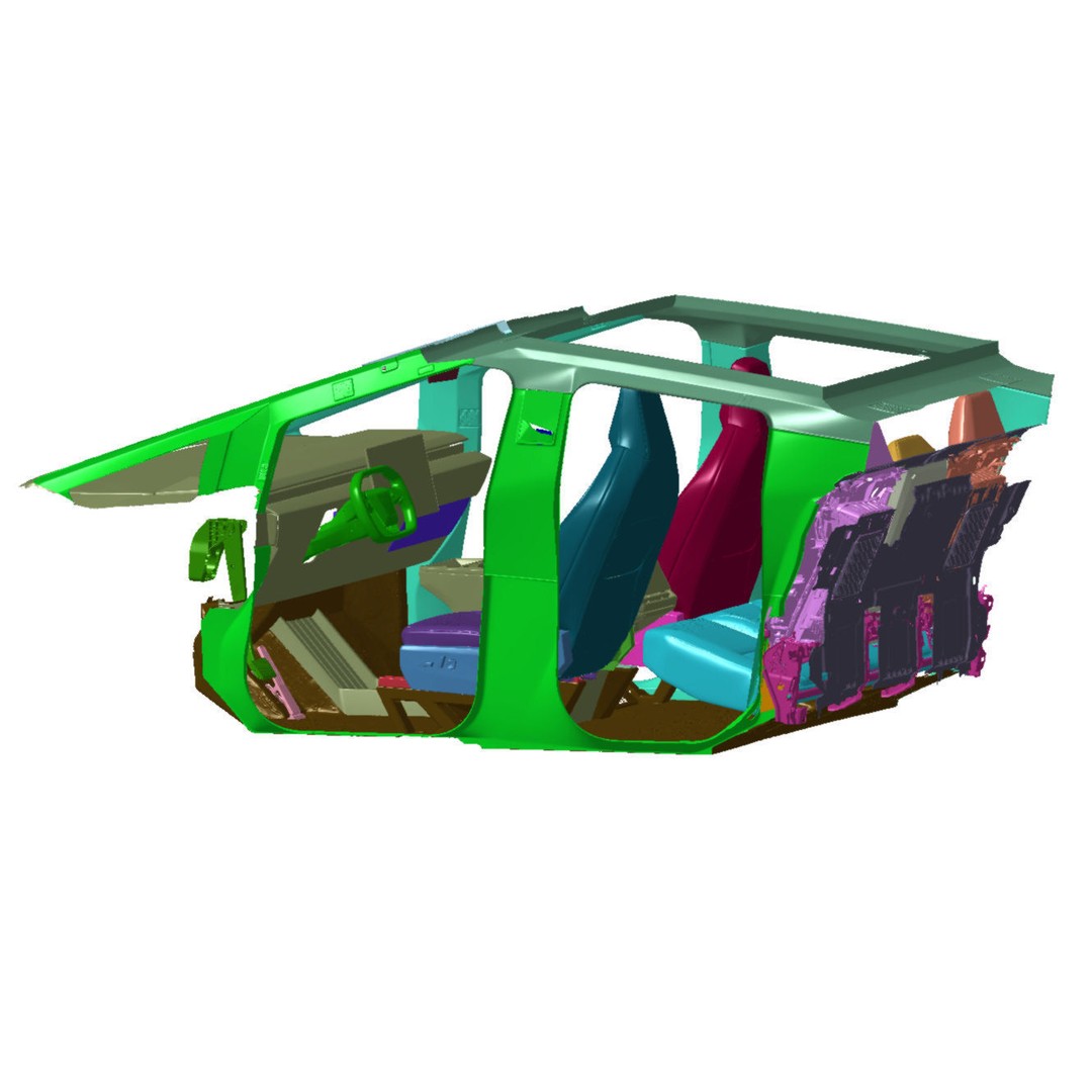 Tesla Cybertruck 3D Model – High Detail Scan Data, STL Format - View 13