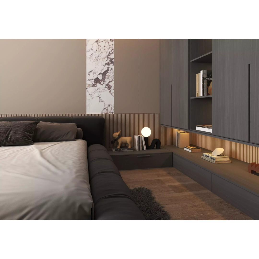 Luxury Bedroom Interior 3D Model – Contemporary Design, FBX & OBJ - View 10