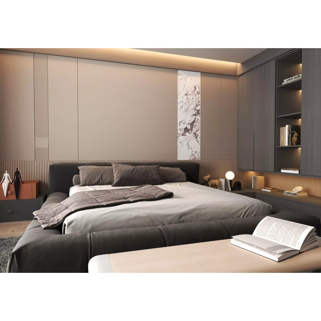 Luxury Bedroom Interior 3D Model – Contemporary Design, FBX & OBJ - View 3