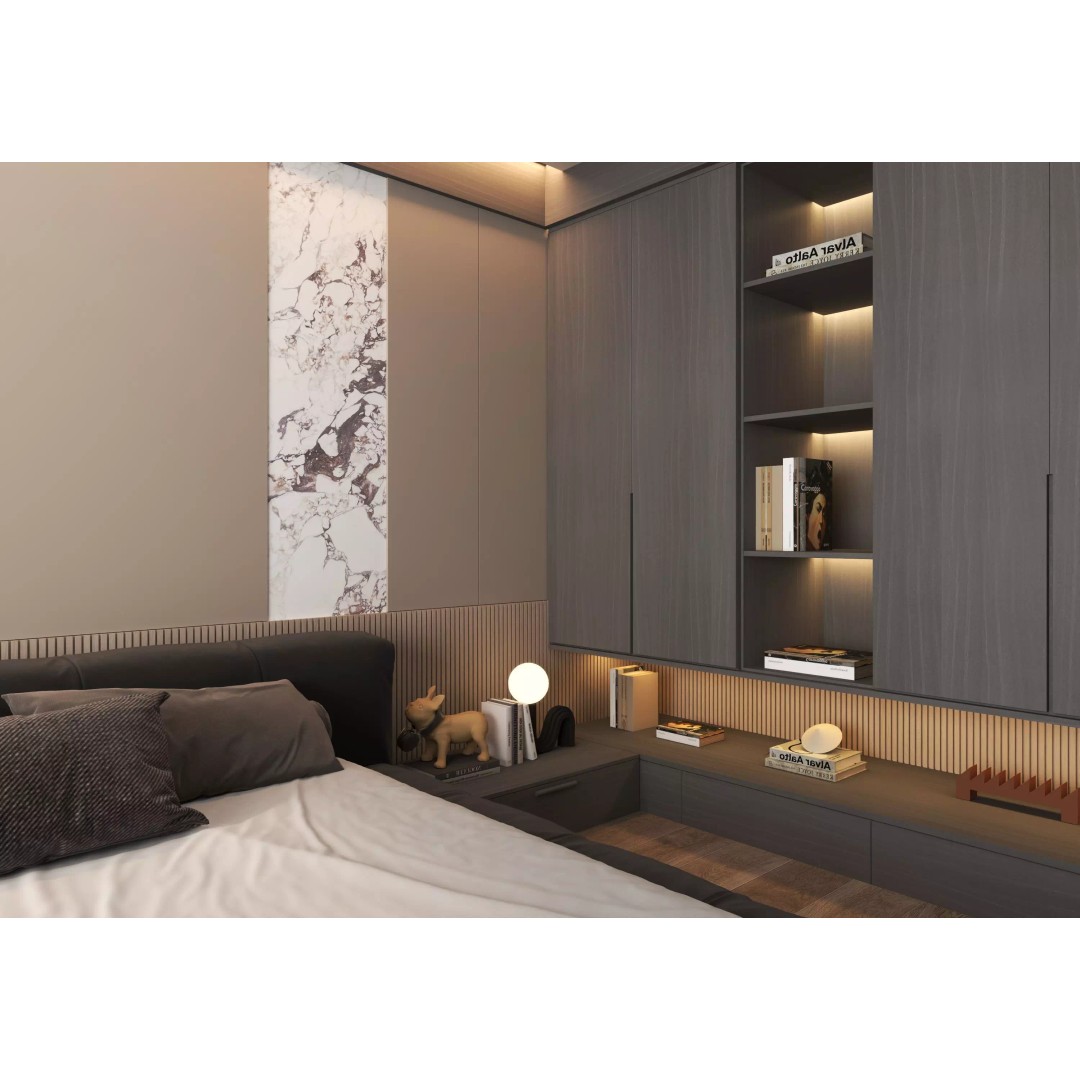 Luxury Bedroom Interior 3D Model – Contemporary Design, FBX & OBJ - View 5