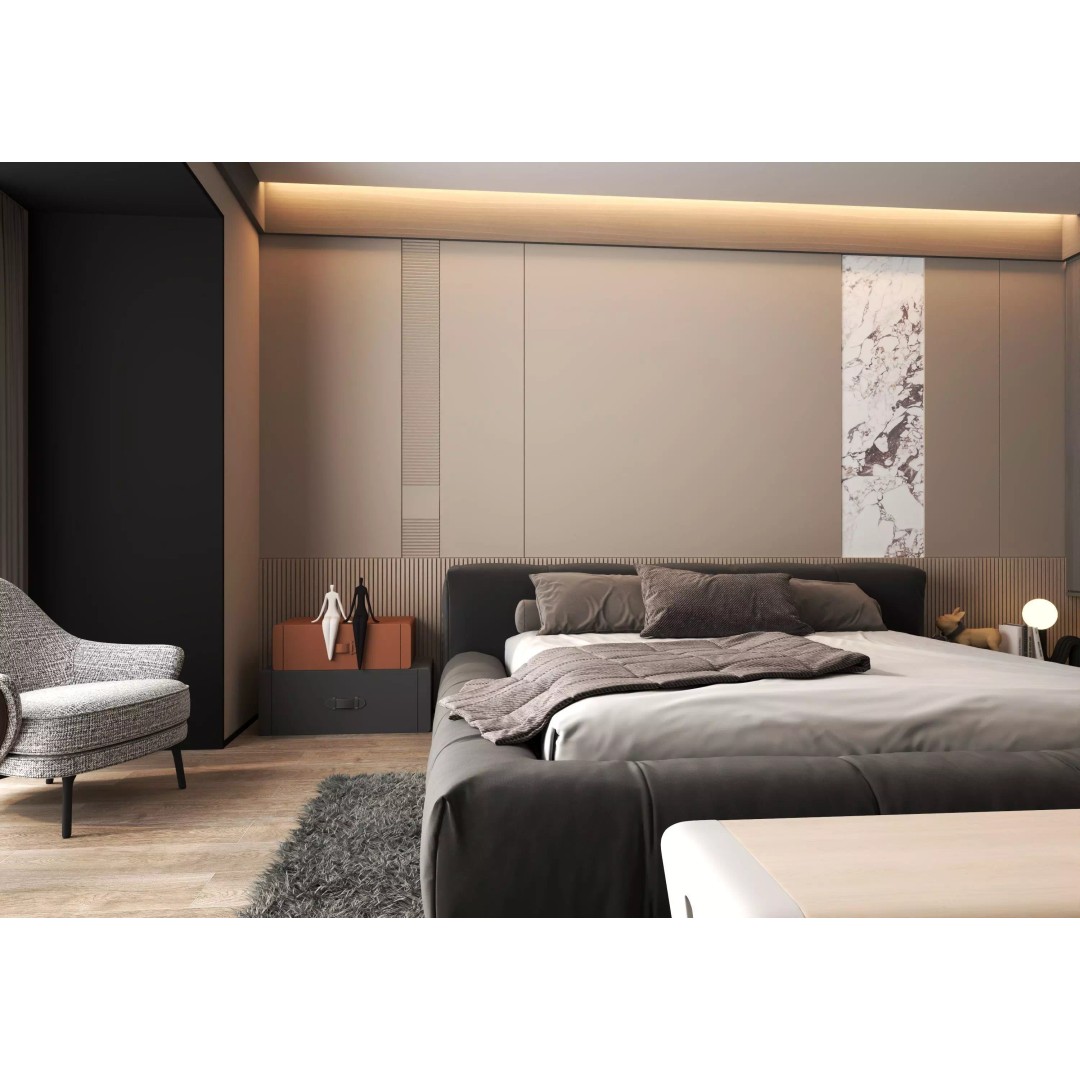 Luxury Bedroom Interior 3D Model – Contemporary Design, FBX & OBJ - View 8