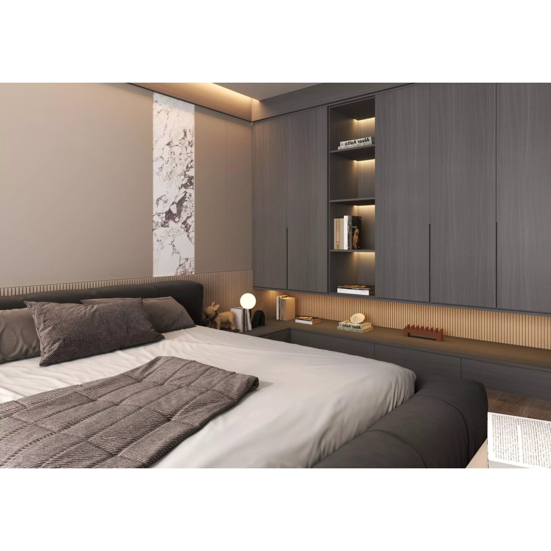 Luxury Bedroom Interior 3D Model – Contemporary Design, FBX & OBJ - View 9