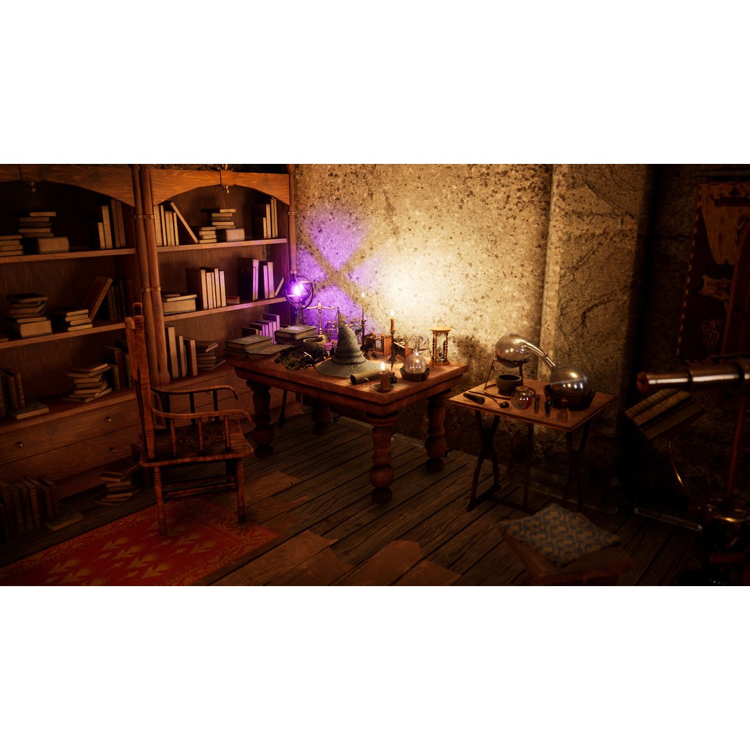 Medieval Furniture 3D Model – PBR Game-Ready Props, 150 Variations - View 12