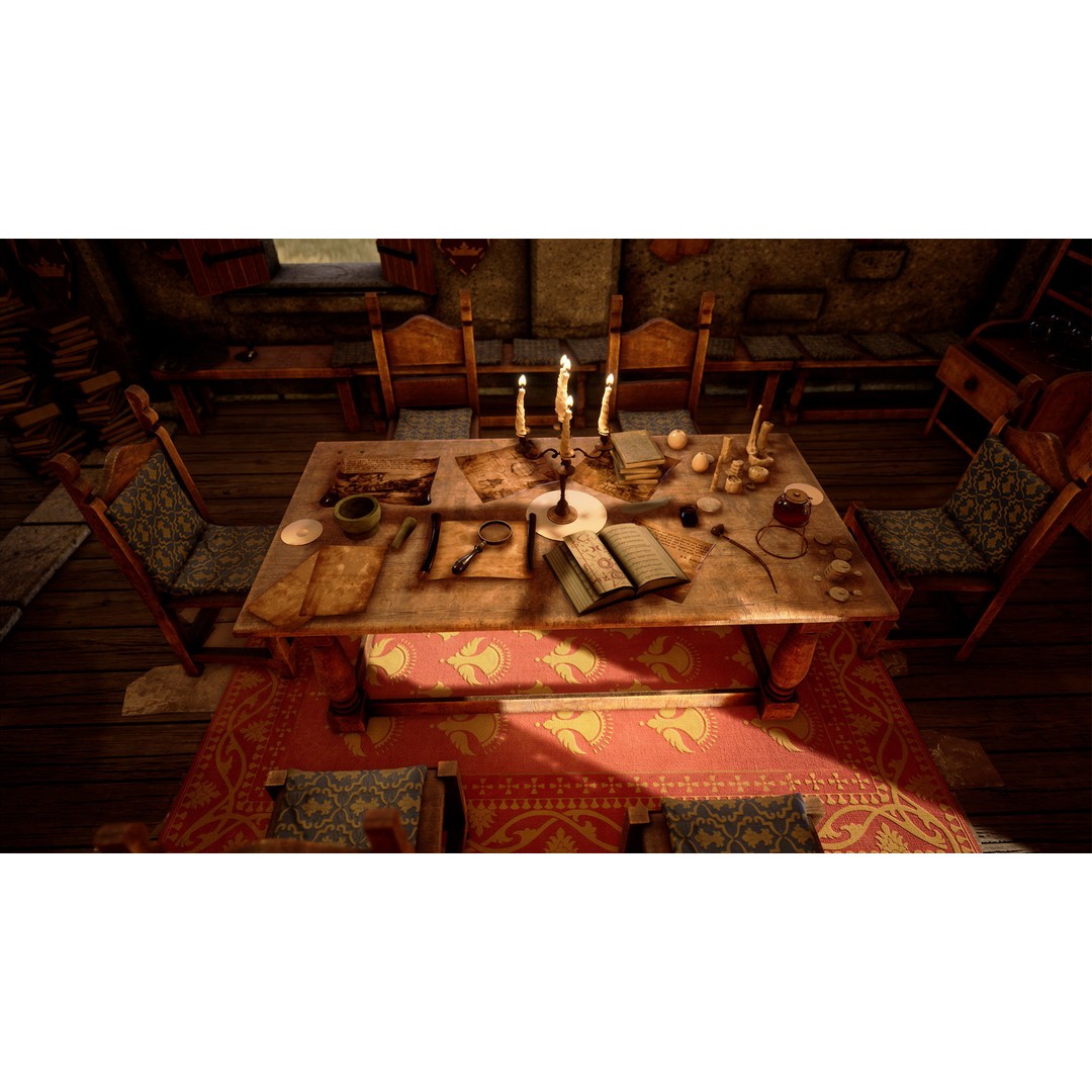 Medieval Furniture 3D Model – PBR Game-Ready Props, 150 Variations - View 18