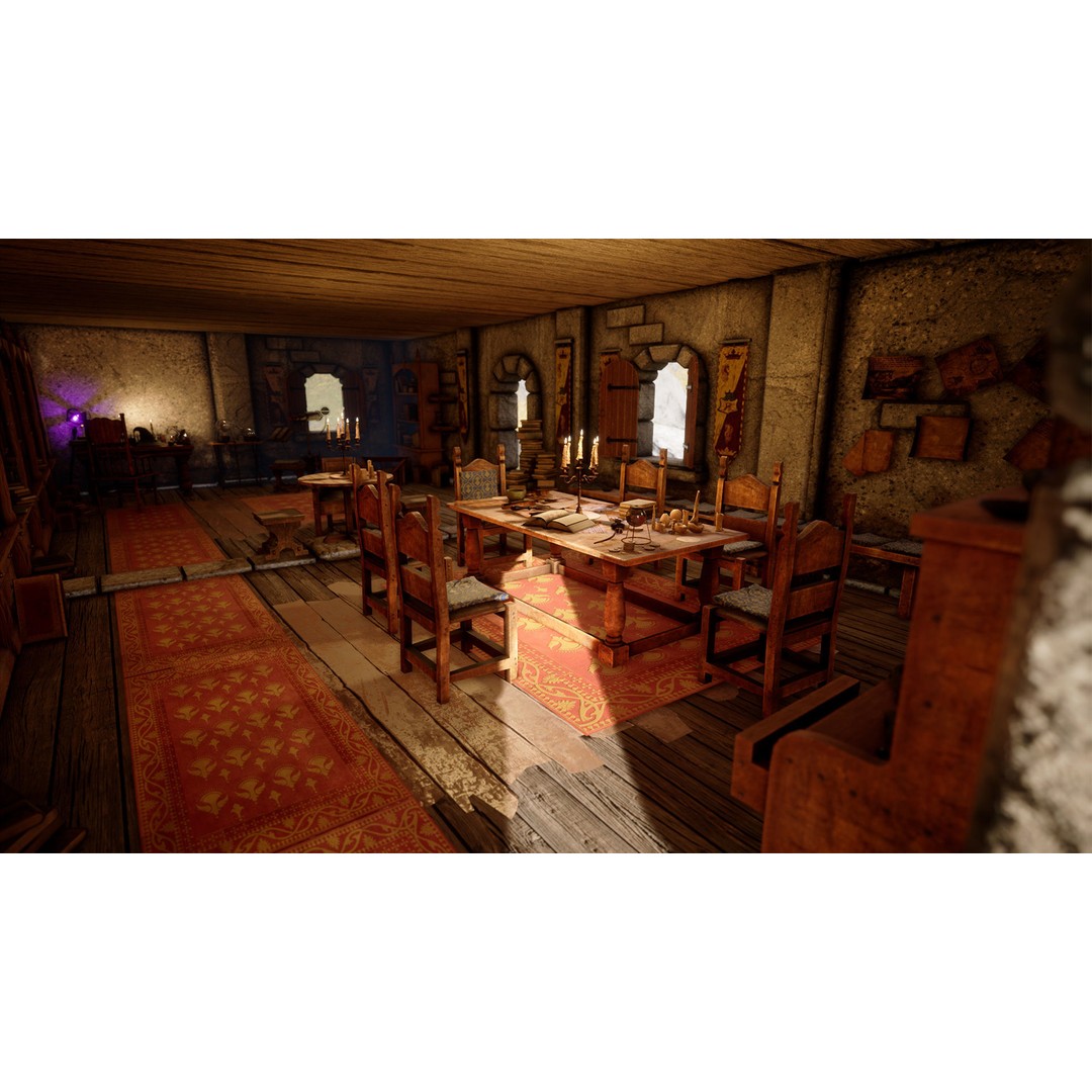 Medieval Furniture 3D Model – PBR Game-Ready Props, 150 Variations - View 19