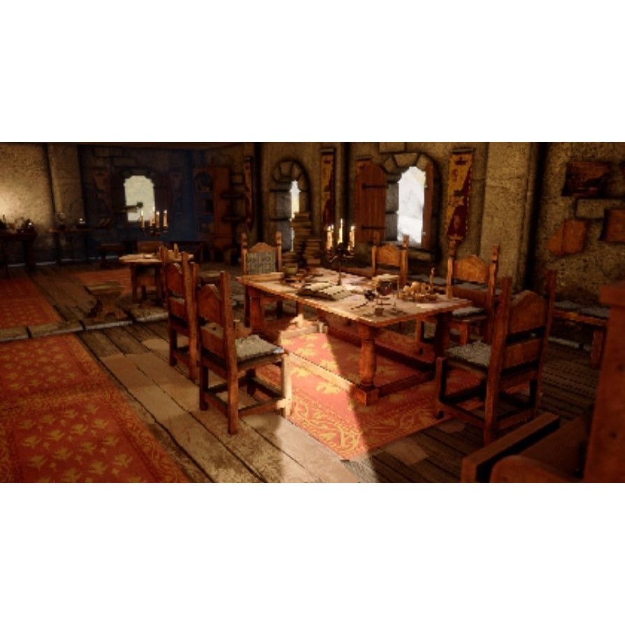 Medieval Furniture 3D Model – PBR Game-Ready Props, 150 Variations - View 24