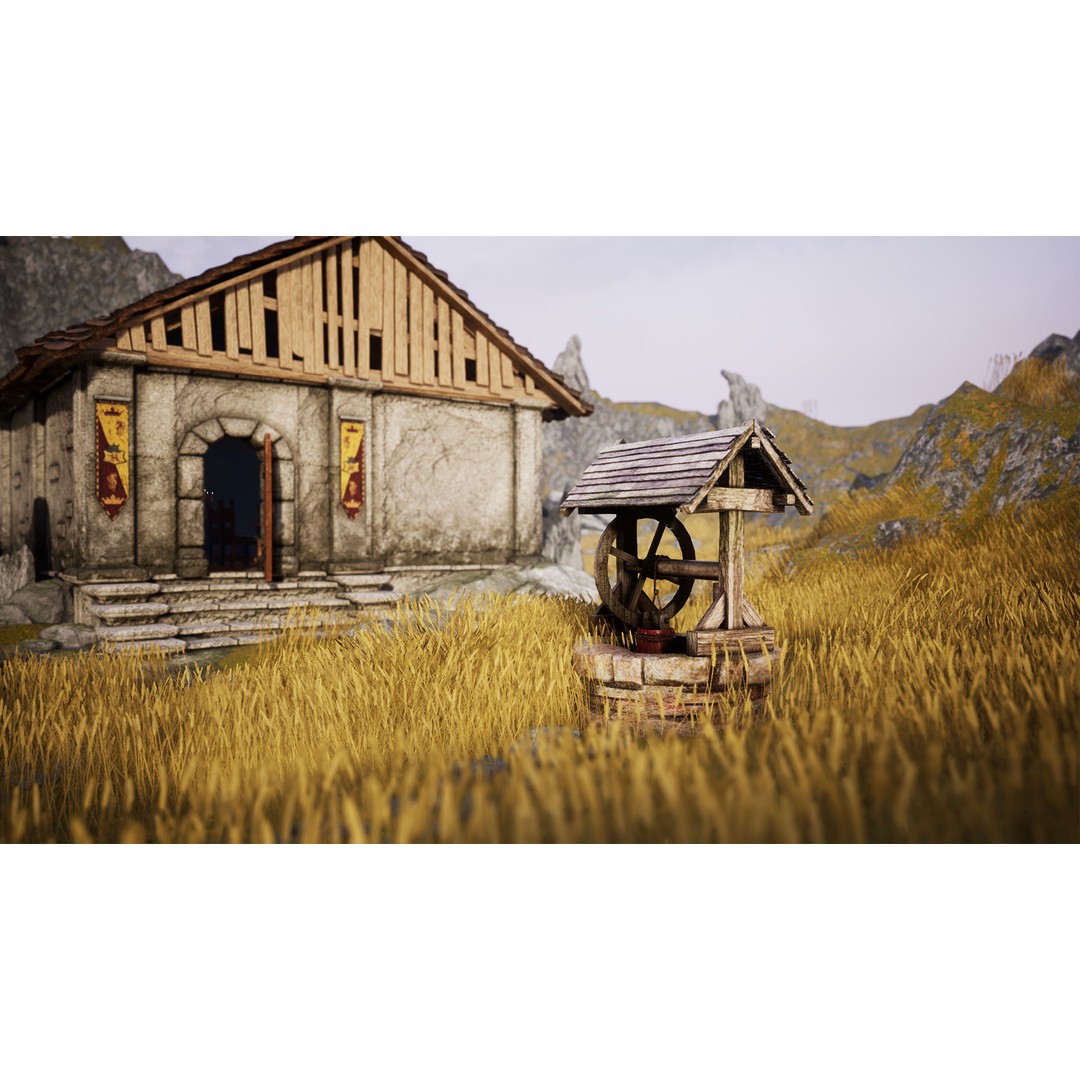 Medieval Furniture 3D Model – PBR Game-Ready Props, 150 Variations - View 7