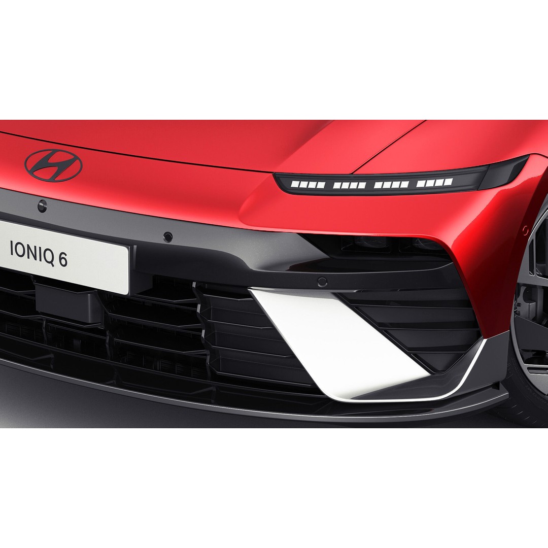 Hyundai Ioniq 6 N-Line 3D Model – Realistic Detailed Car Asset, FBX, OBJ, Blender - View 10