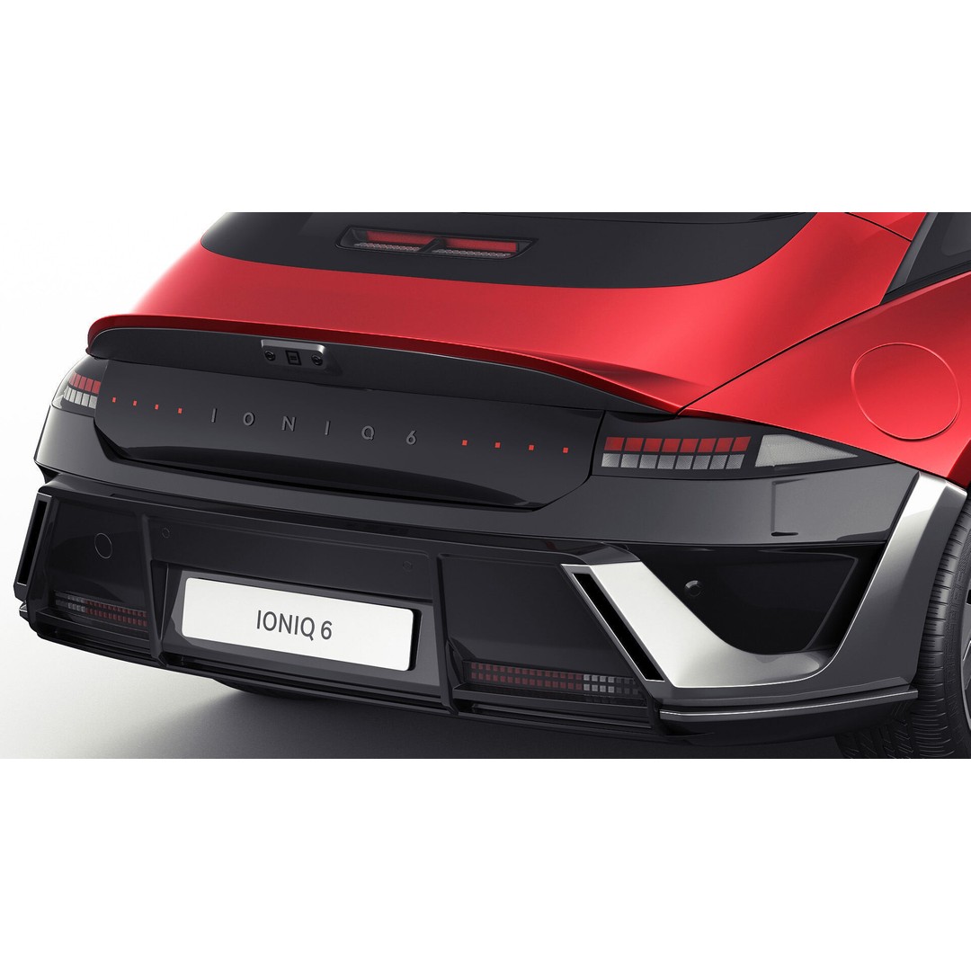 Hyundai Ioniq 6 N-Line 3D Model – Realistic Detailed Car Asset, FBX, OBJ, Blender - View 12