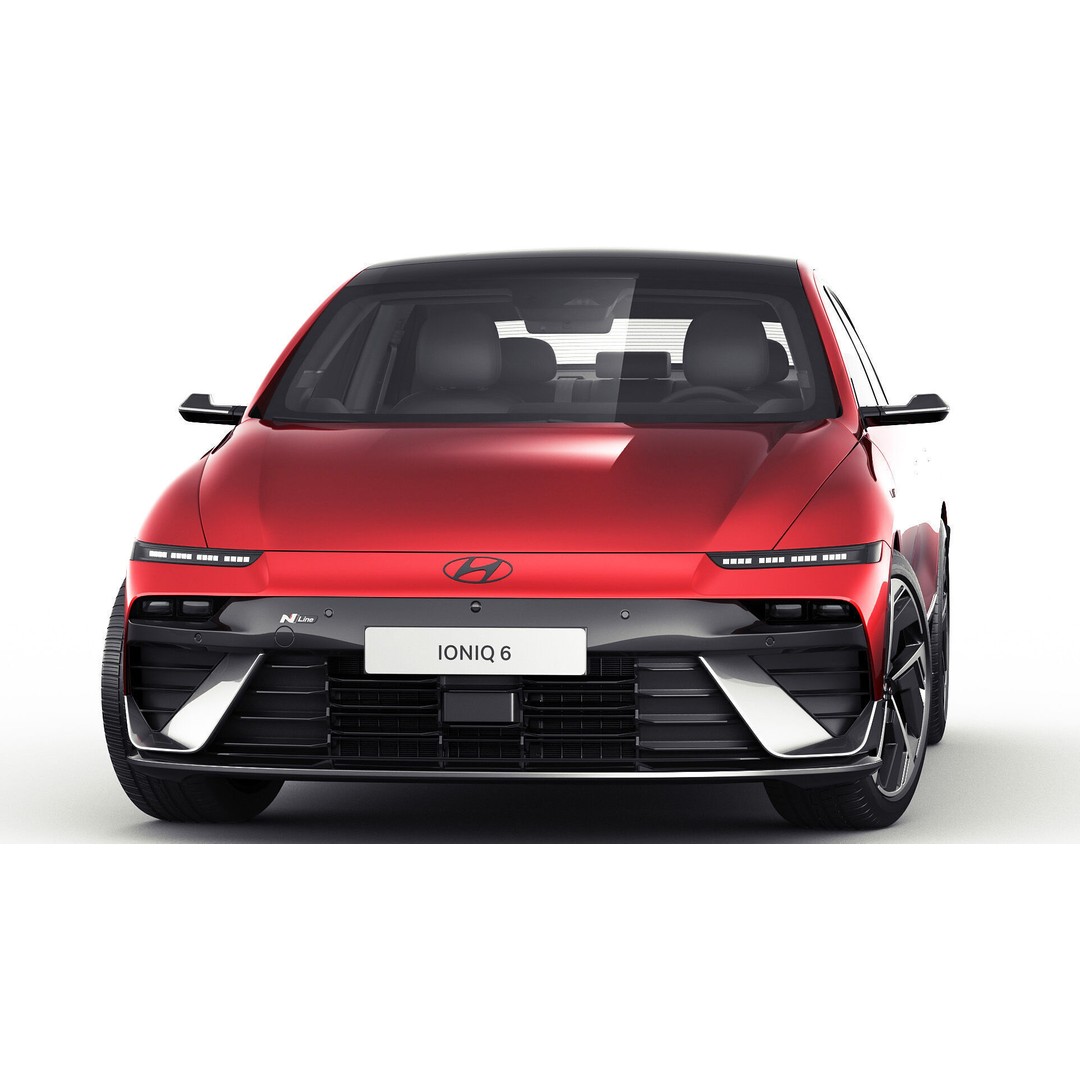 Hyundai Ioniq 6 N-Line 3D Model – Realistic Detailed Car Asset, FBX, OBJ, Blender - View 20