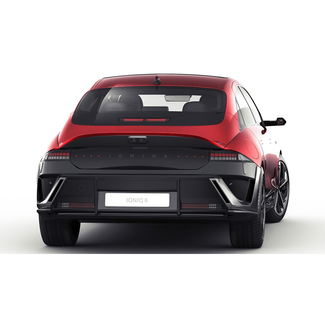 Hyundai Ioniq 6 N-Line 3D Model – Realistic Detailed Car Asset, FBX, OBJ, Blender - View 21