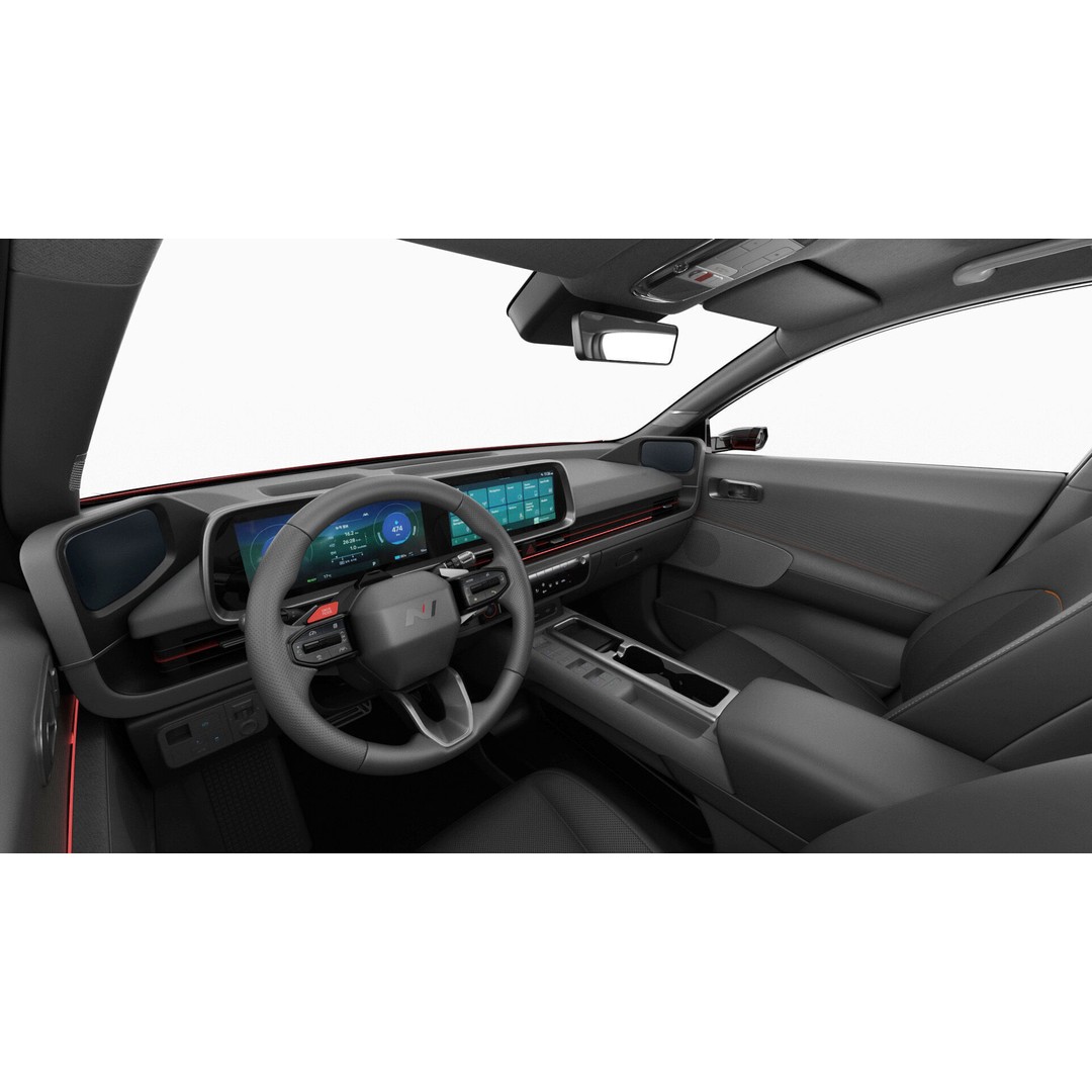 Hyundai Ioniq 6 N-Line 3D Model – Realistic Detailed Car Asset, FBX, OBJ, Blender - View 23