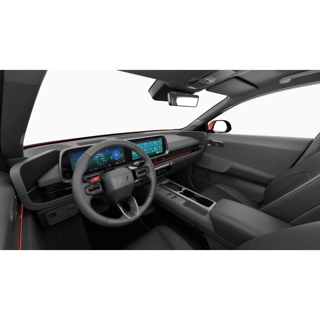 Hyundai Ioniq 6 N-Line 3D Model – Realistic Detailed Car Asset, FBX, OBJ, Blender - View 24