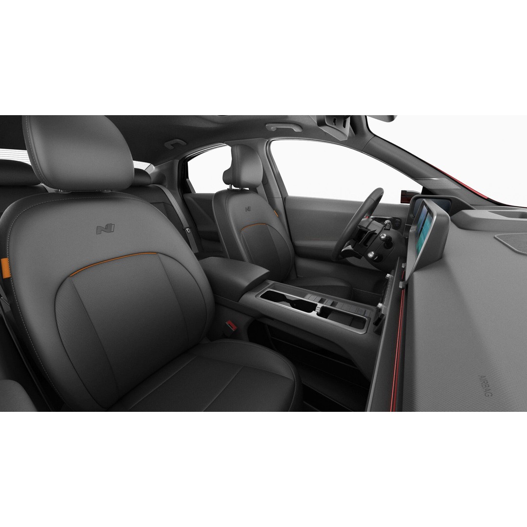 Hyundai Ioniq 6 N-Line 3D Model – Realistic Detailed Car Asset, FBX, OBJ, Blender - View 25