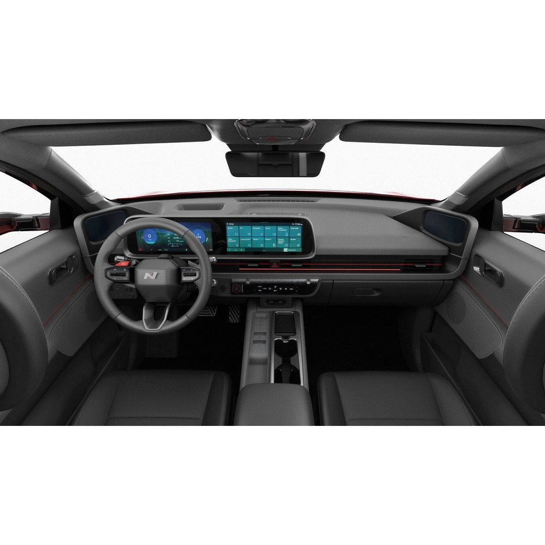 Hyundai Ioniq 6 N-Line 3D Model – Realistic Detailed Car Asset, FBX, OBJ, Blender - View 26