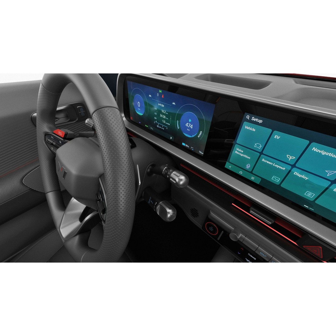 Hyundai Ioniq 6 N-Line 3D Model – Realistic Detailed Car Asset, FBX, OBJ, Blender - View 30