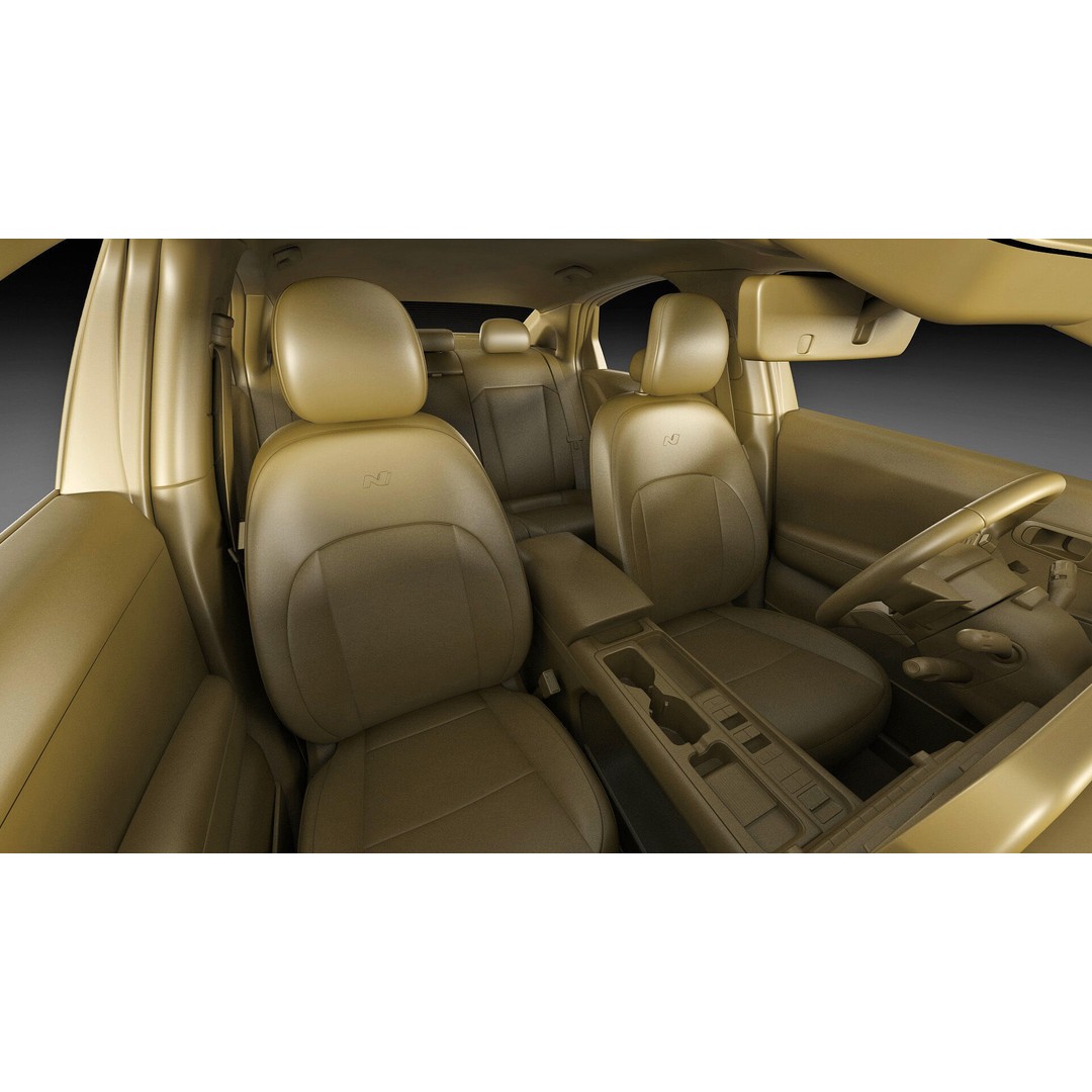 Hyundai Ioniq 6 N-Line 3D Model – Realistic Detailed Car Asset, FBX, OBJ, Blender - View 38