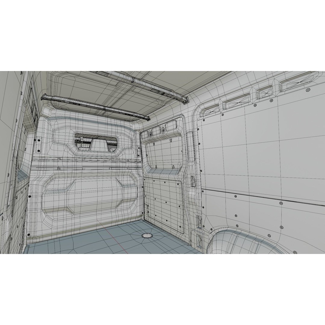 Renault Master Van L2H2 2024 3D Model – High Poly Detailed Cargo Van