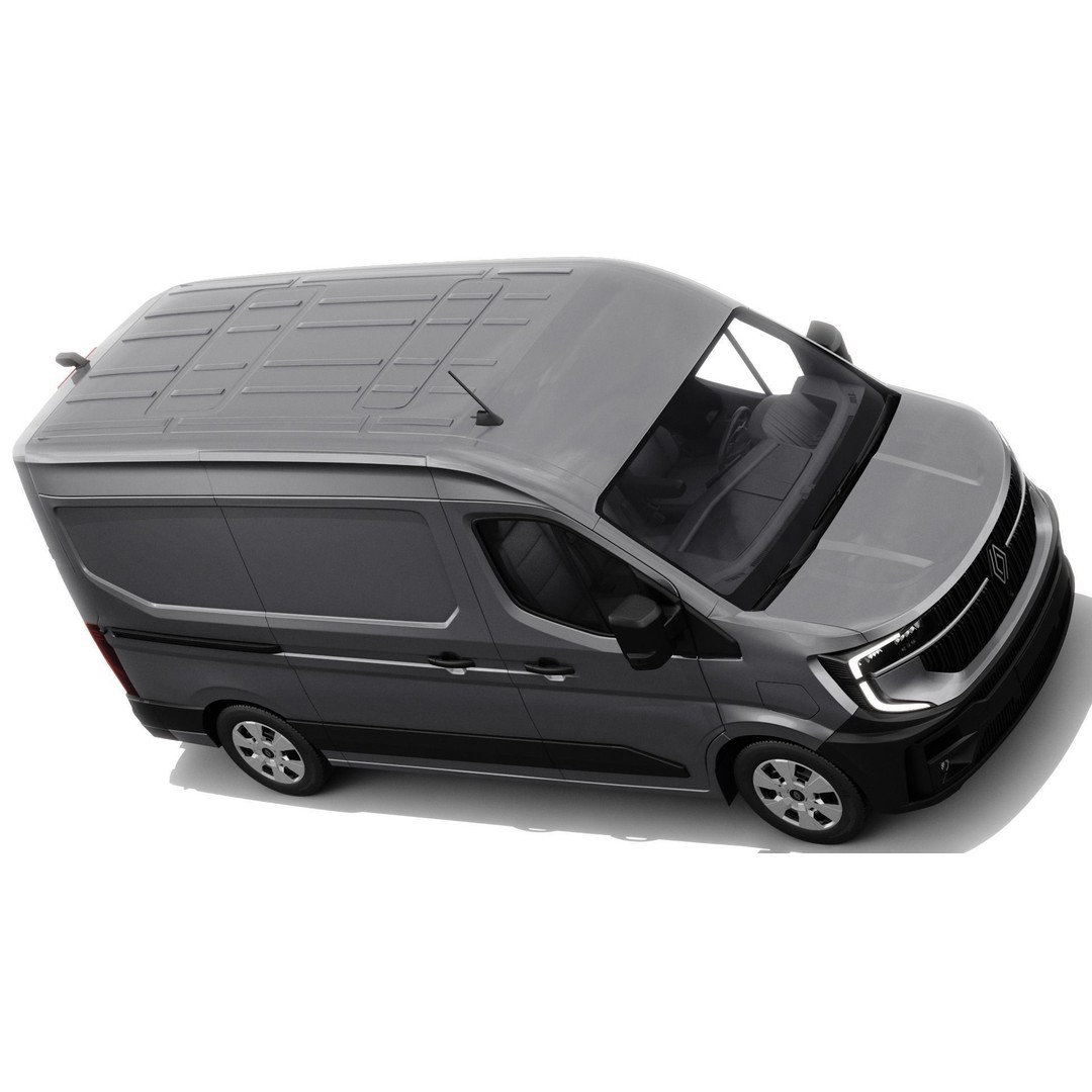 Renault Master Van L2H2 2024 3D Model – High Poly Detailed Cargo Van - View 10