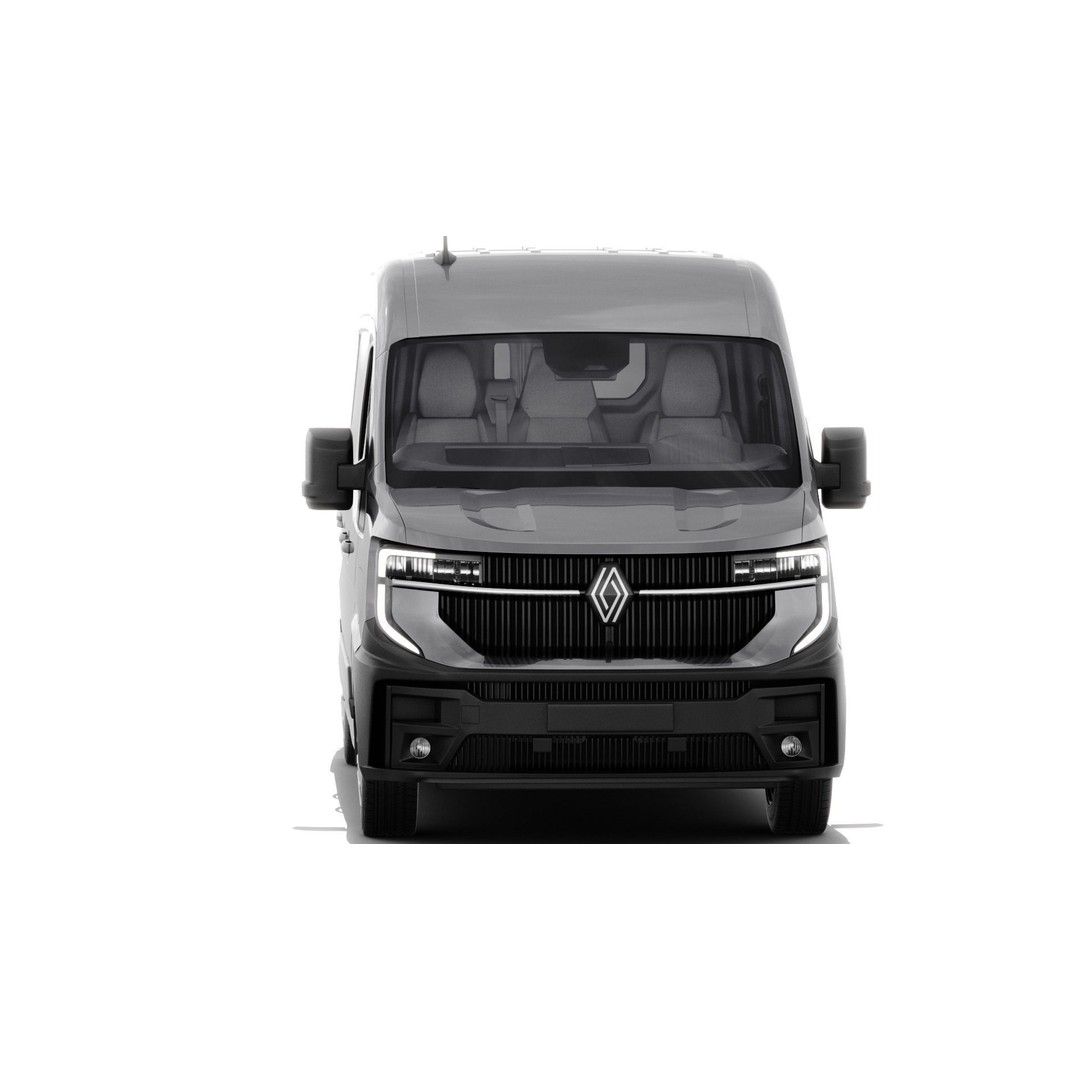 Renault Master Van L2H2 2024 3D Model – High Poly Detailed Cargo Van - View 11