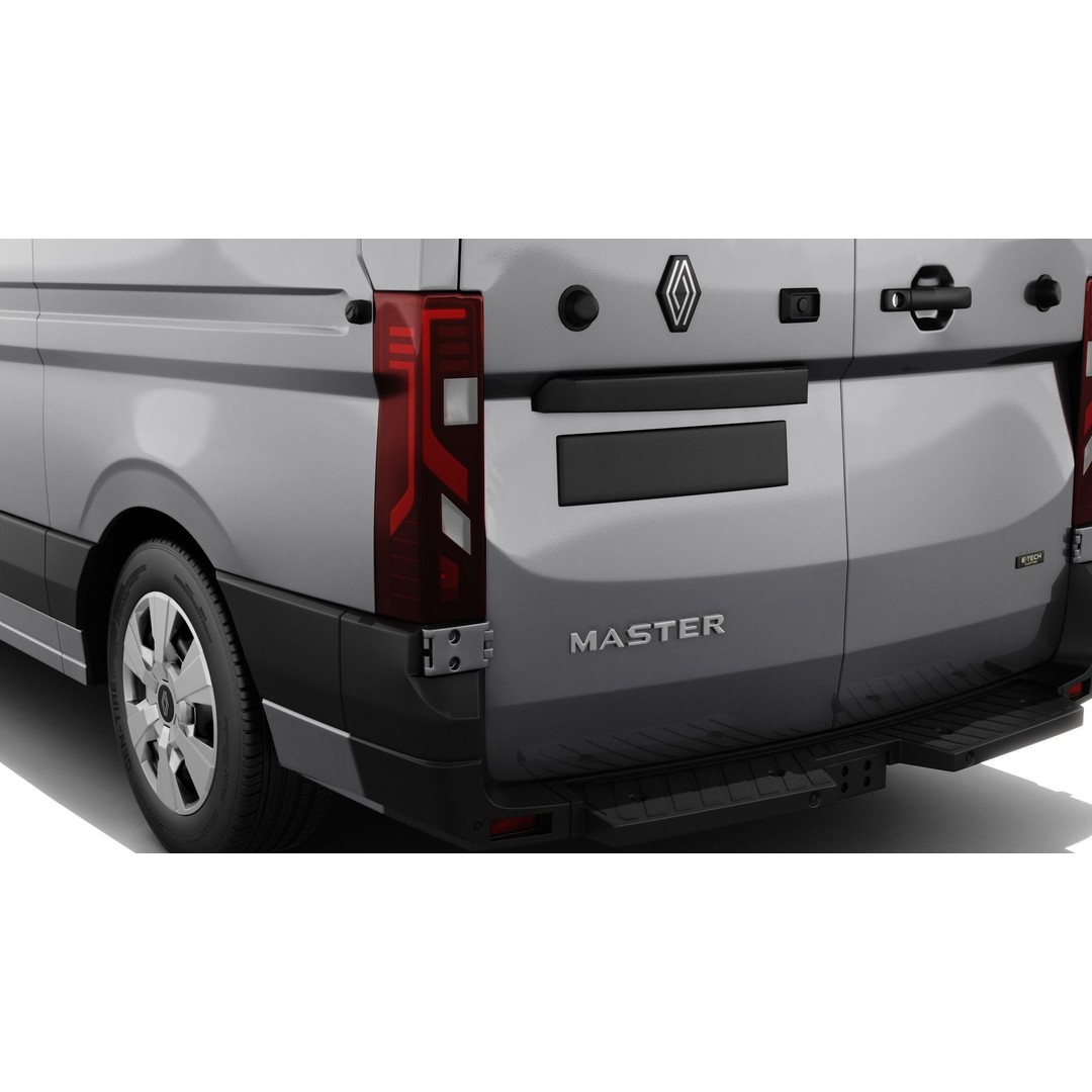 Renault Master Van L2H2 2024 3D Model – High Poly Detailed Cargo Van - View 13