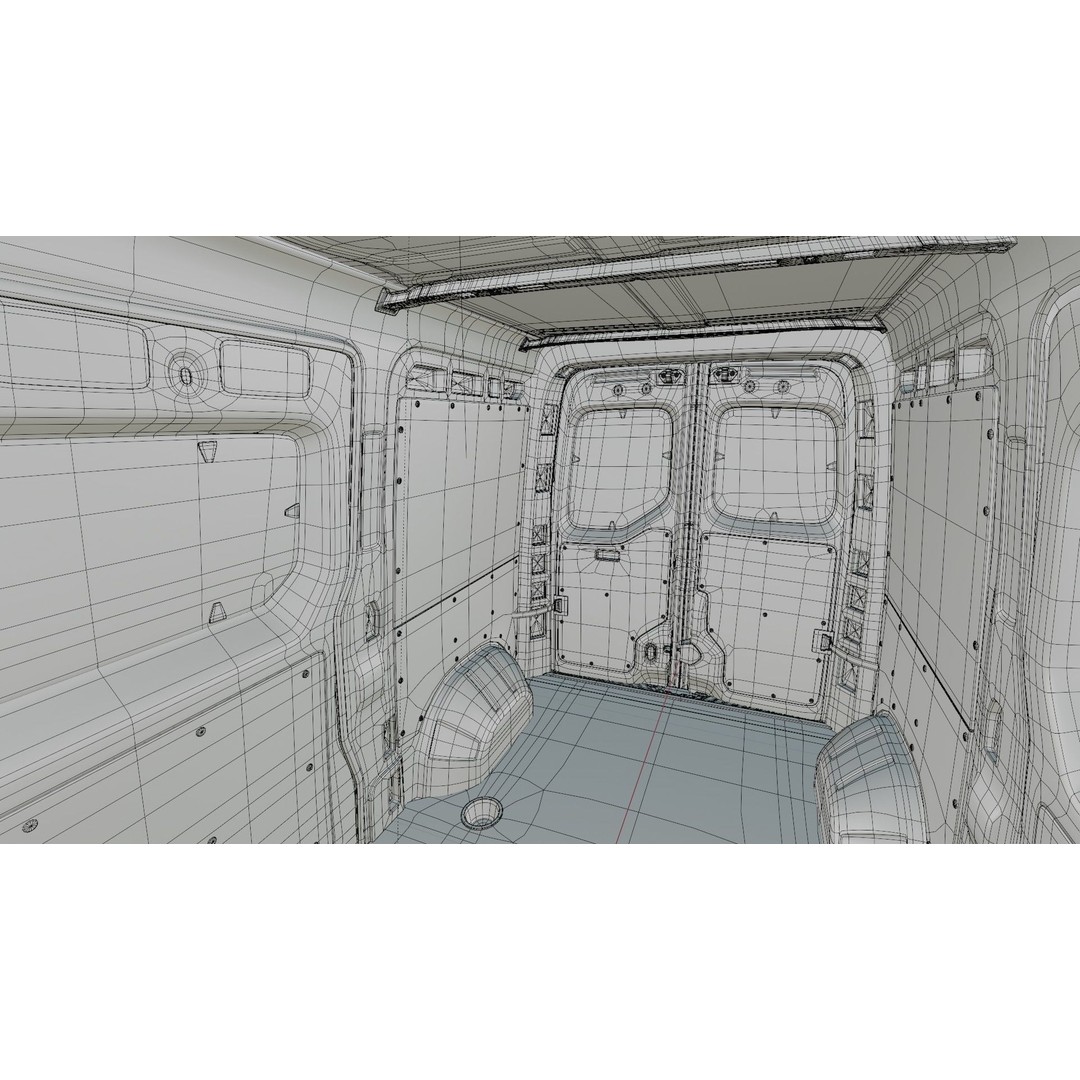 Renault Master Van L2H2 2024 3D Model – High Poly Detailed Cargo Van - View 37