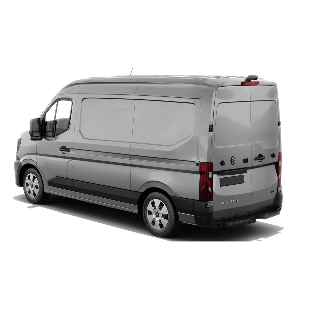 Renault Master Van L2H2 2024 3D Model – High Poly Detailed Cargo Van - View 6