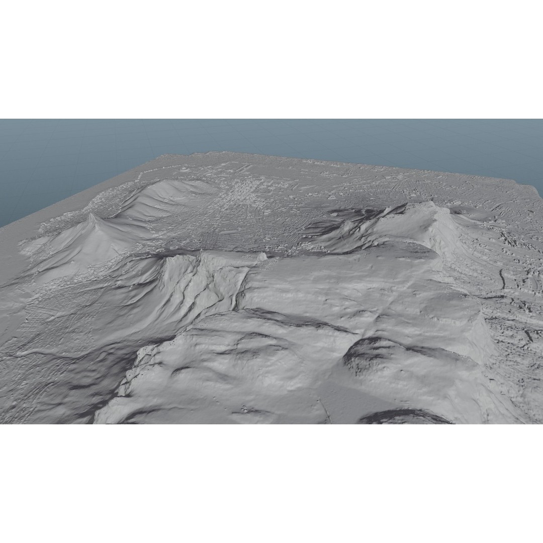 Cape Town Landscape 3D Model – Realistic Terrain, OBJ & Blender Formats - View 36