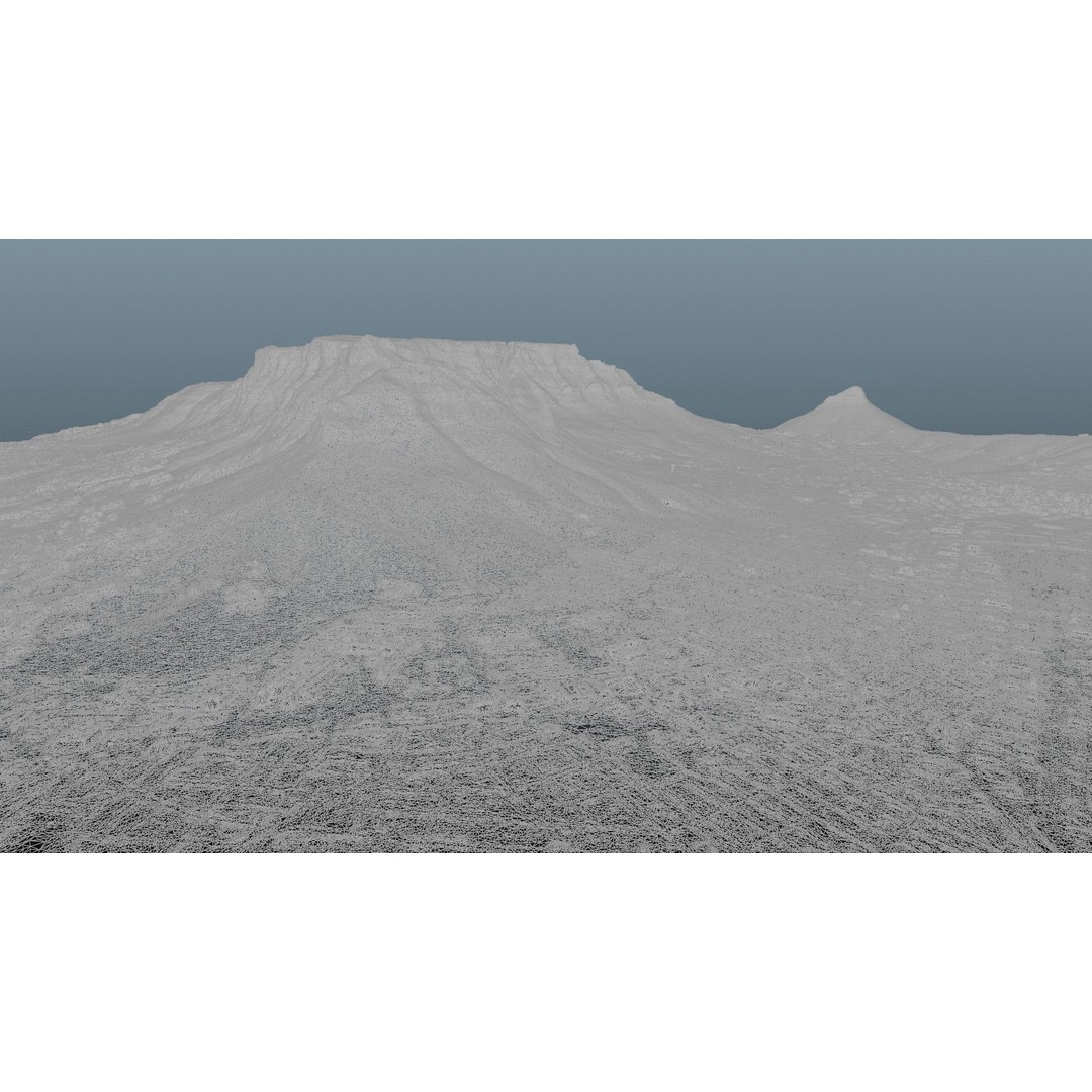 Cape Town Landscape 3D Model – Realistic Terrain, OBJ & Blender Formats - View 37