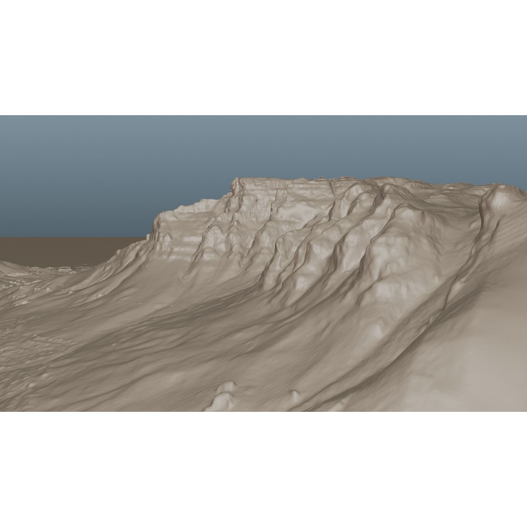 Cape Town Landscape 3D Model – Realistic Terrain, OBJ & Blender Formats - View 44