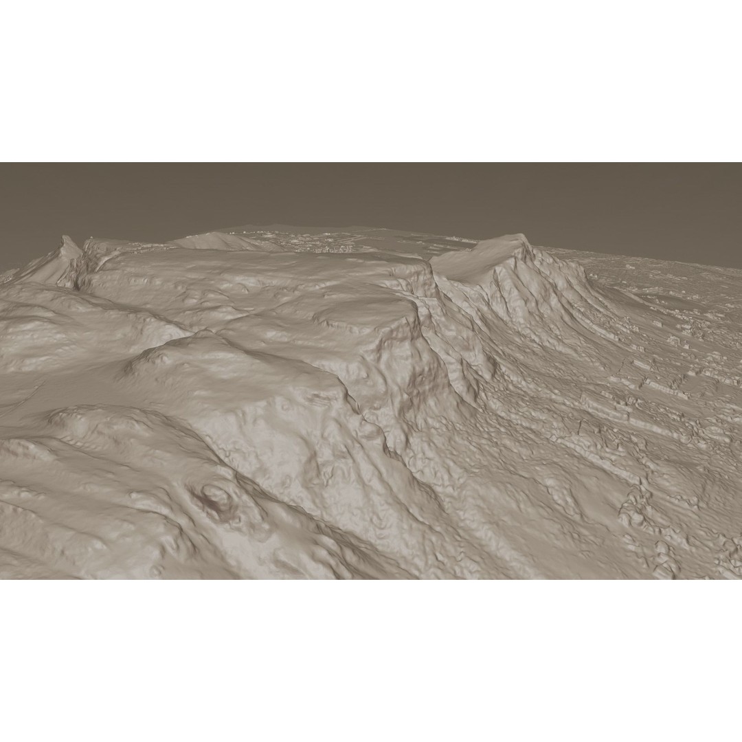 Cape Town Landscape 3D Model – Realistic Terrain, OBJ & Blender Formats - View 48