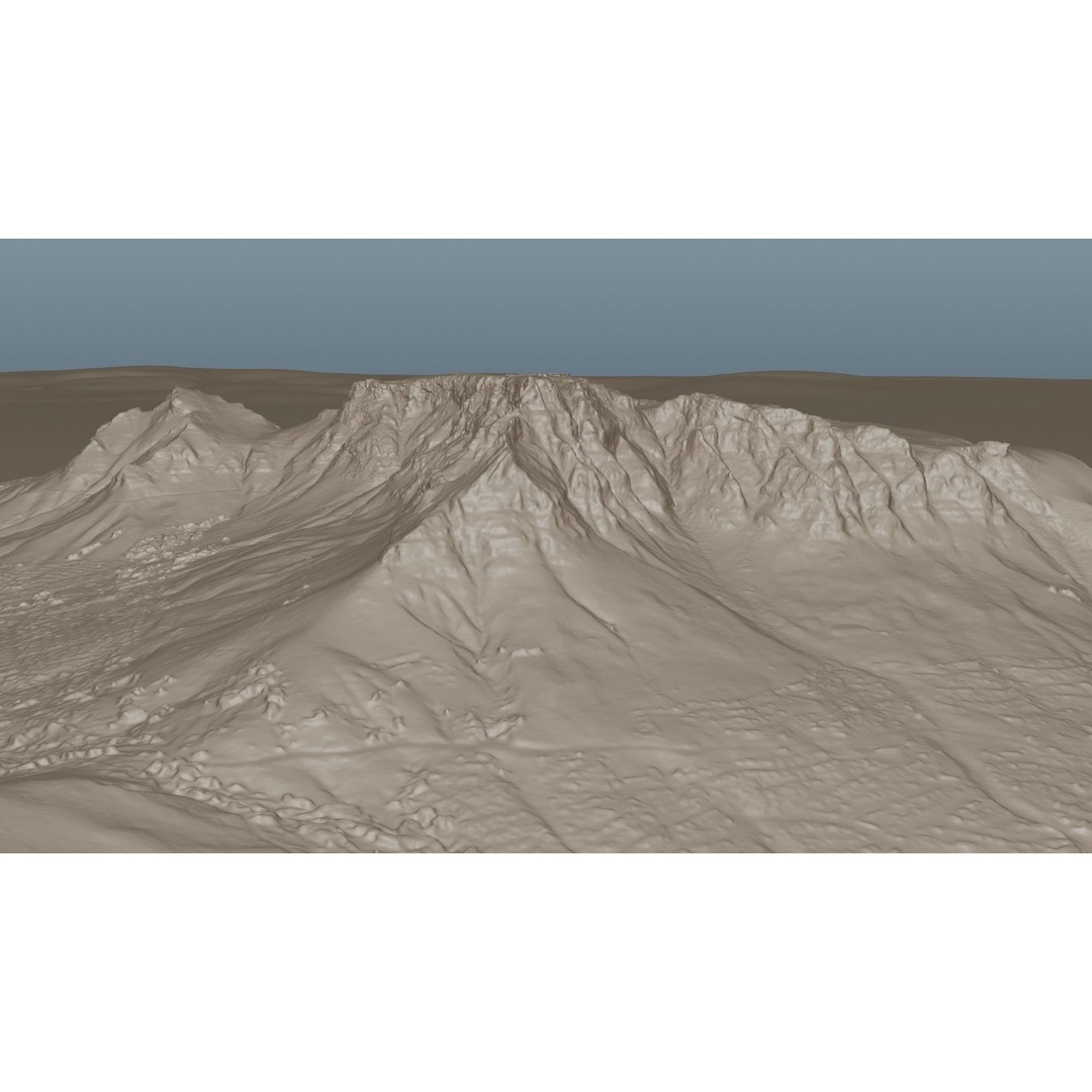 Cape Town Landscape 3D Model – Realistic Terrain, OBJ & Blender Formats - View 49