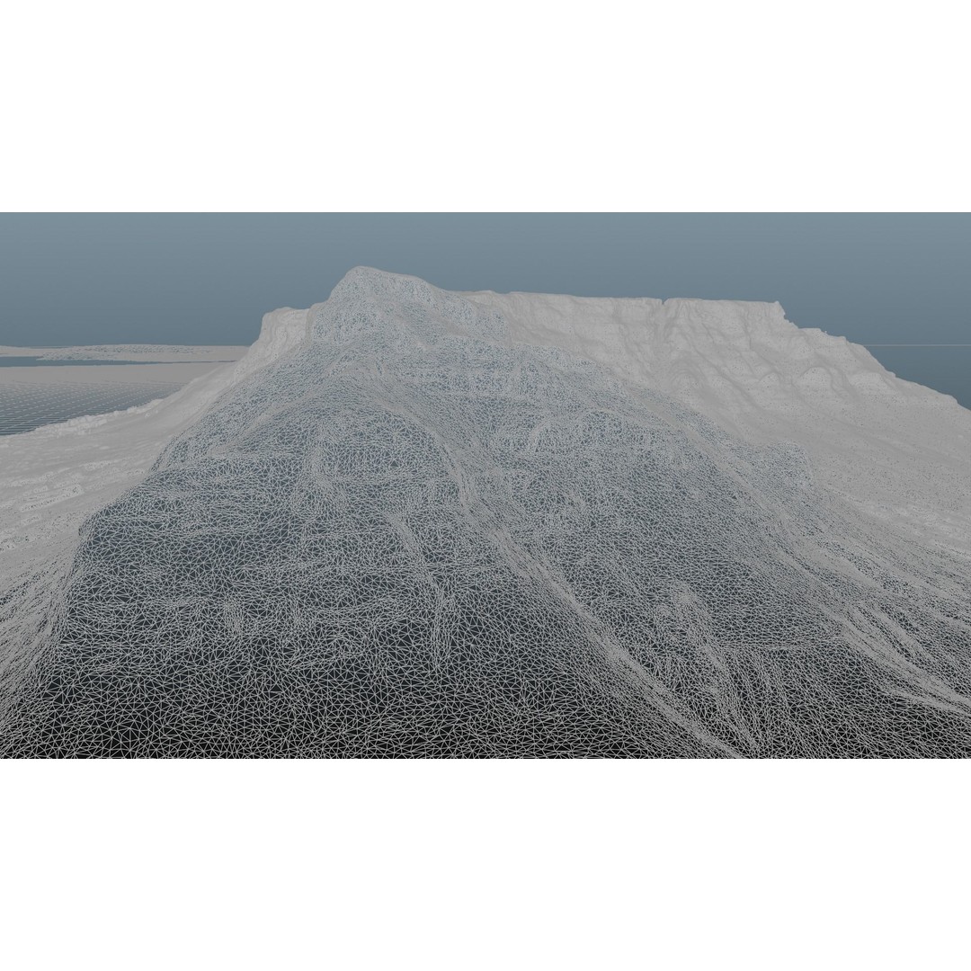 Cape Town Landscape 3D Model – Realistic Terrain, OBJ & Blender Formats - View 50