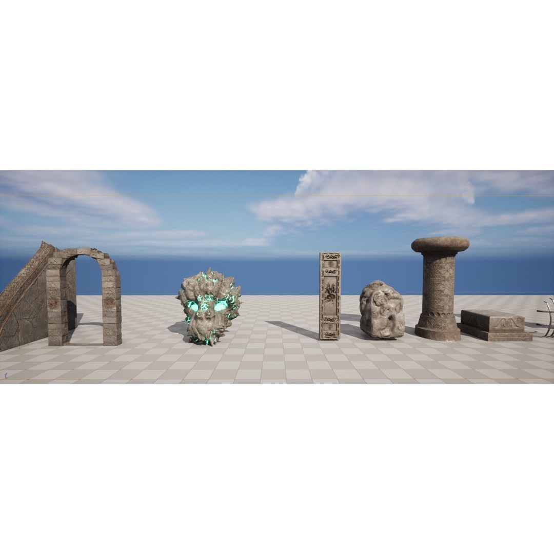 HellCage Environment 3D Model – Low Poly Dungeon Asset, PBR, FBX
