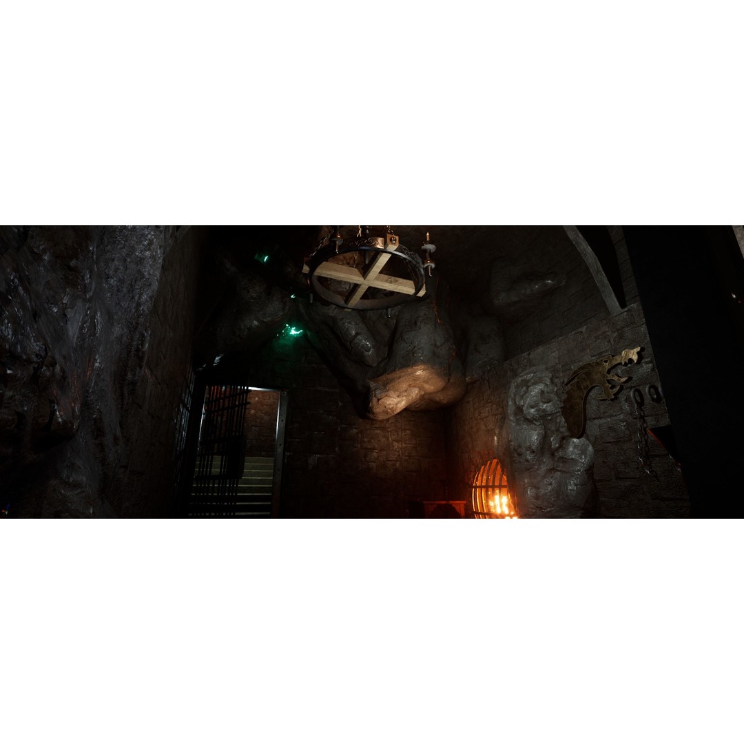 HellCage Environment 3D Model – Low Poly Dungeon Asset, PBR, FBX - View 17