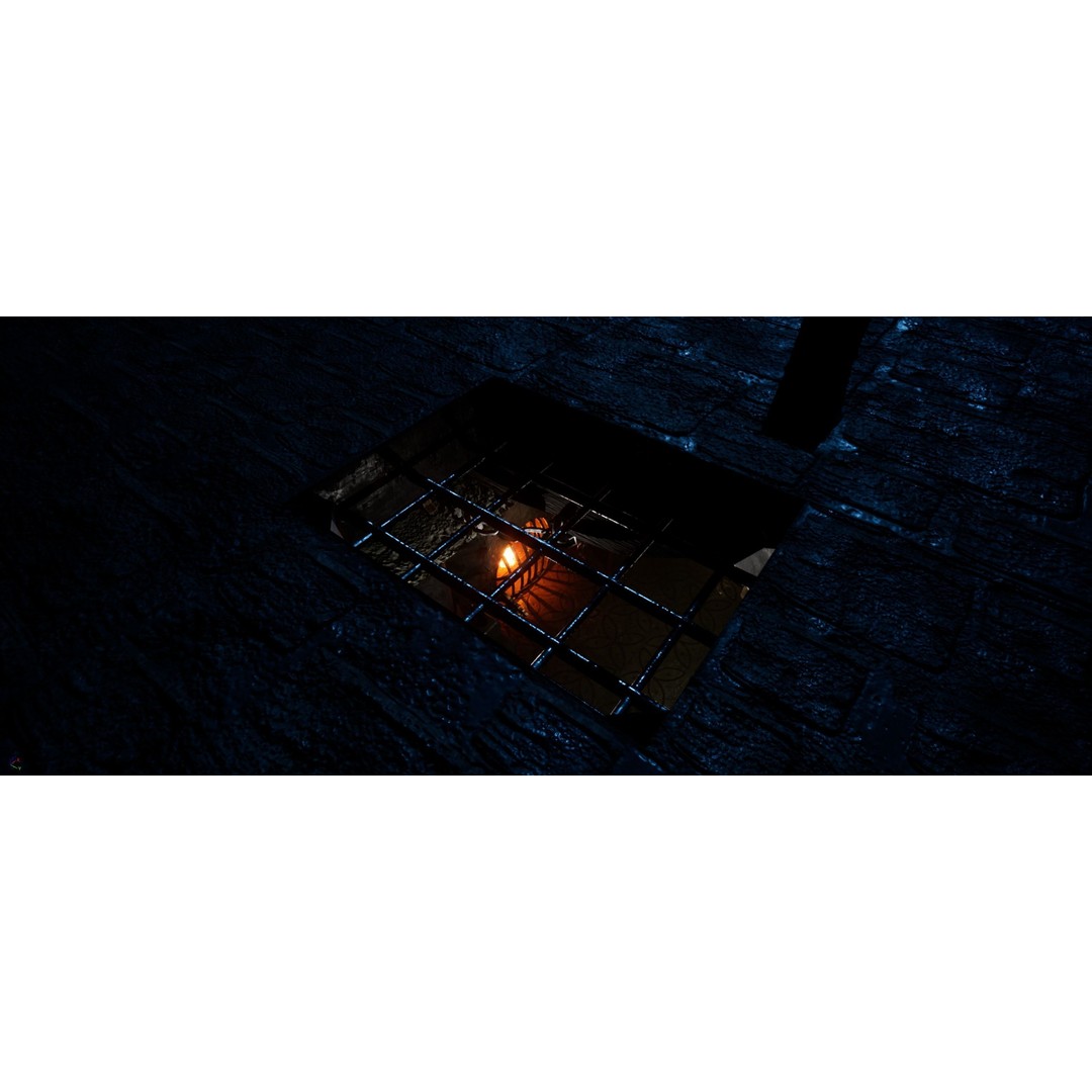 HellCage Environment 3D Model – Low Poly Dungeon Asset, PBR, FBX - View 20