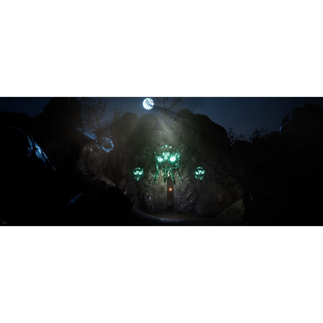 HellCage Environment 3D Model – Low Poly Dungeon Asset, PBR, FBX - View 3
