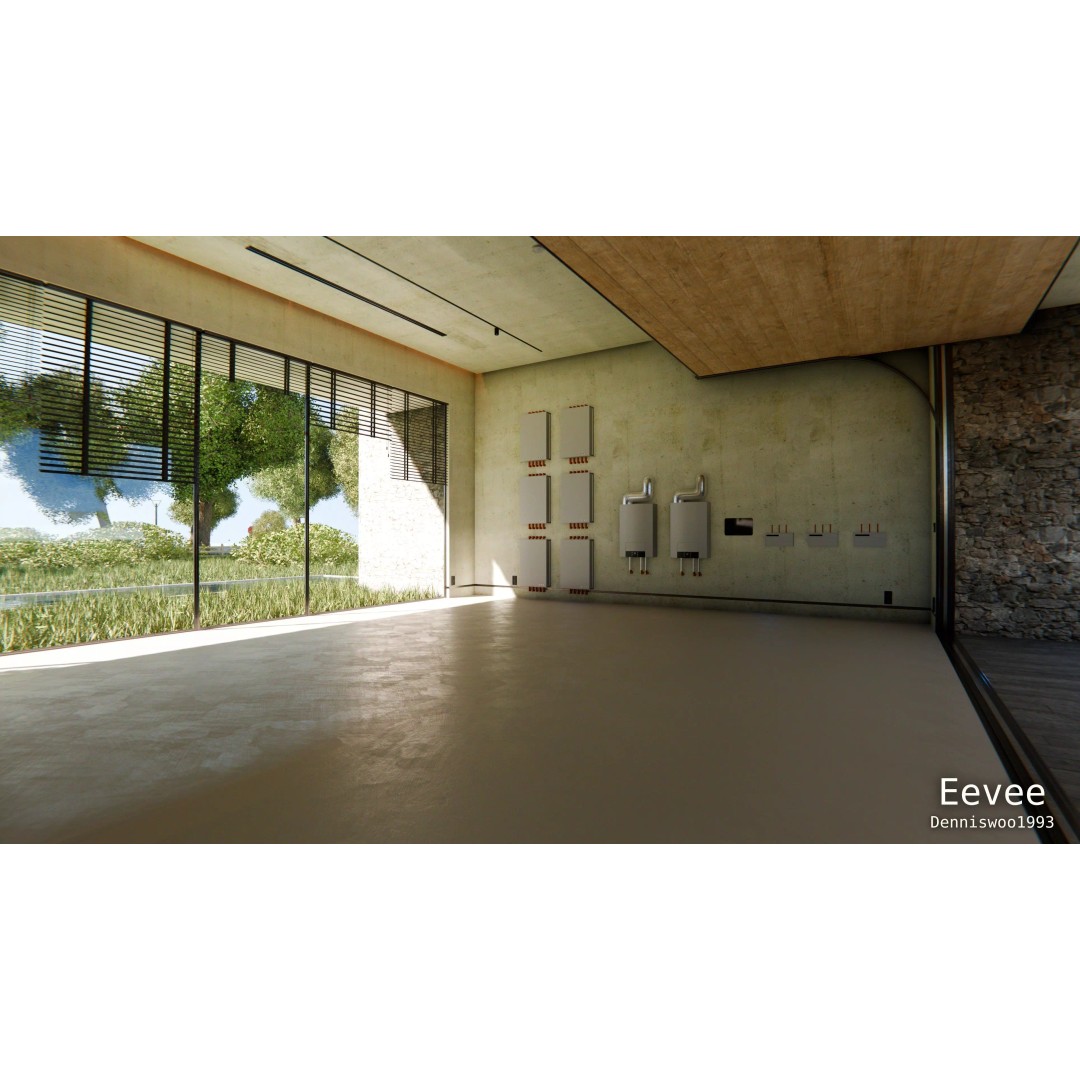 Modern Modular House 3D Model – Luxury Mansion for Blender - View 29