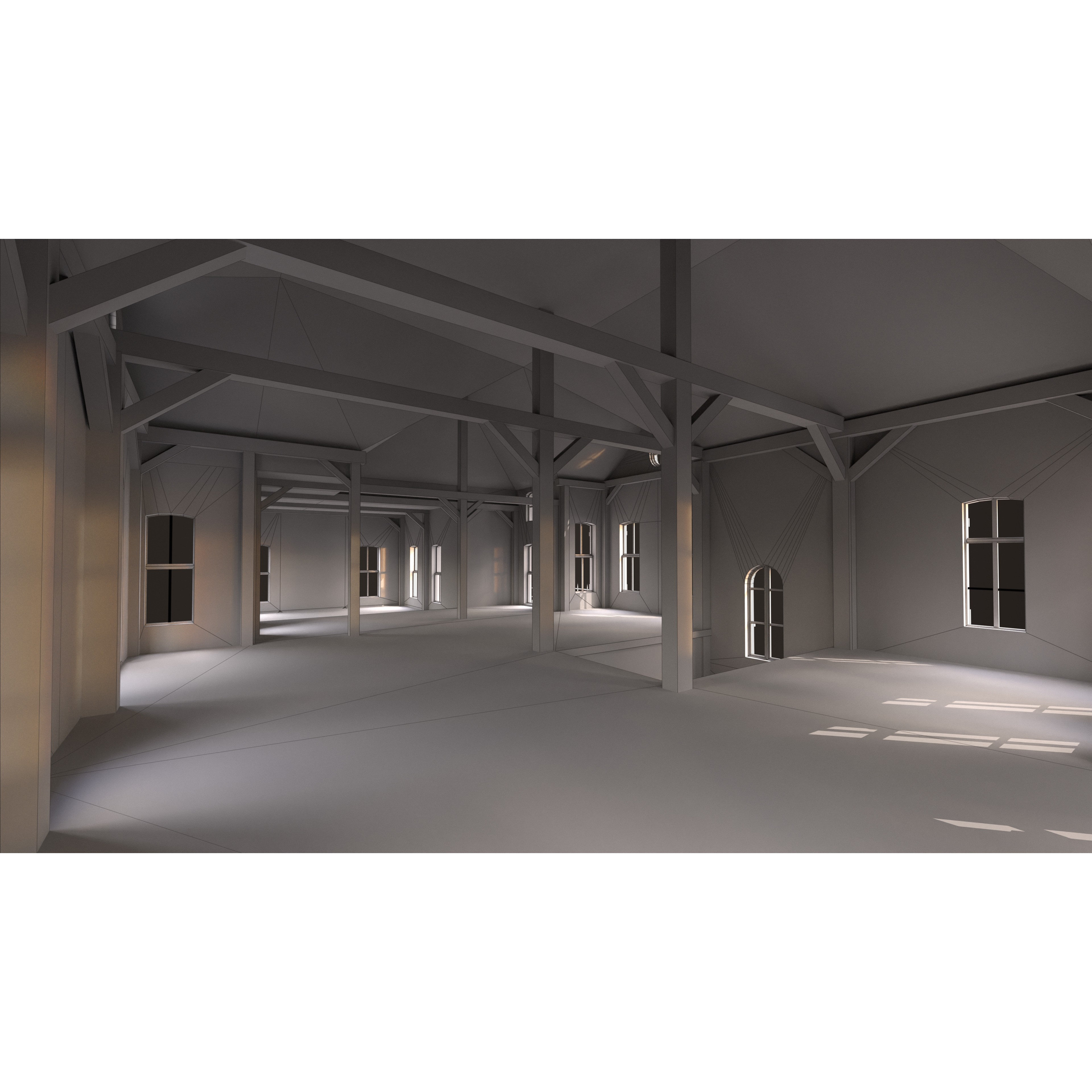 Abandoned Victorian House - Low-Poly Game-Ready 3D Model - View 27