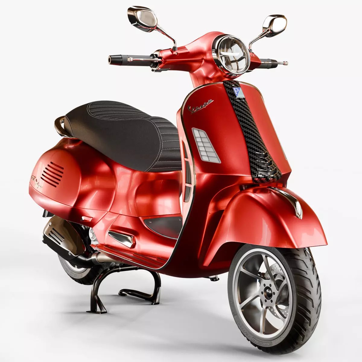 Vespa GTS 300 - Ultra Realistic 3D Model - View 2