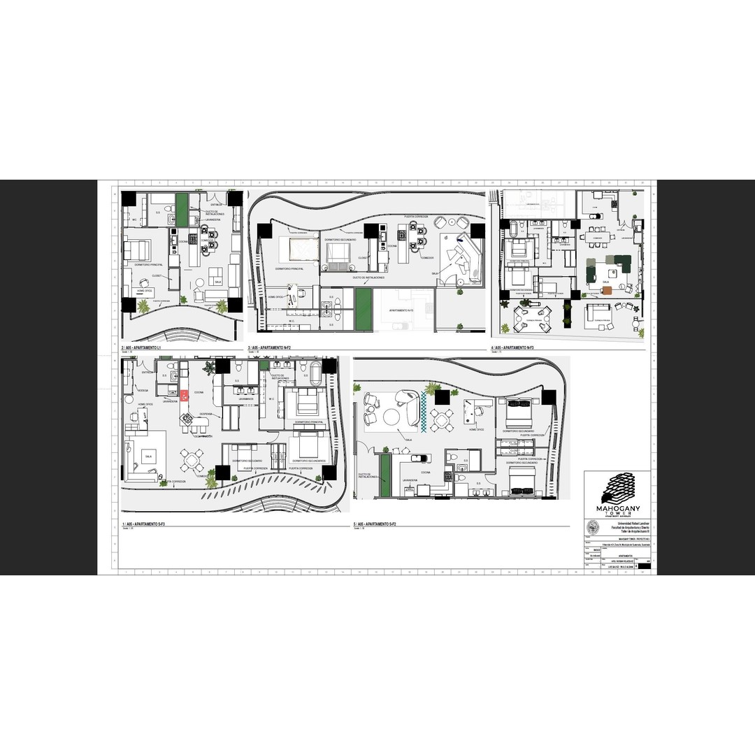 Modern Mixed-Use Residential Building 3D Model – Detailed Revit Architecture - View 17