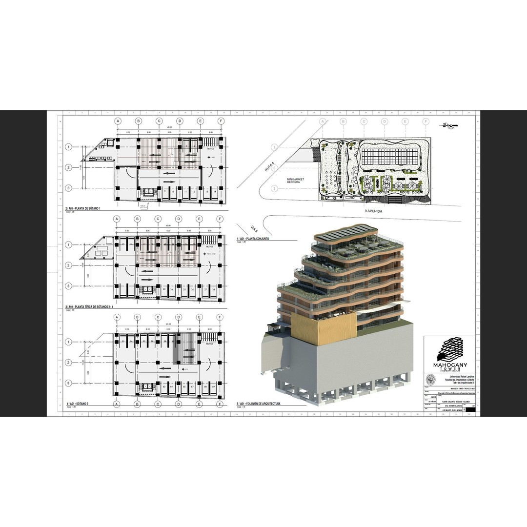 Modern Mixed-Use Residential Building 3D Model – Detailed Revit Architecture - View 19